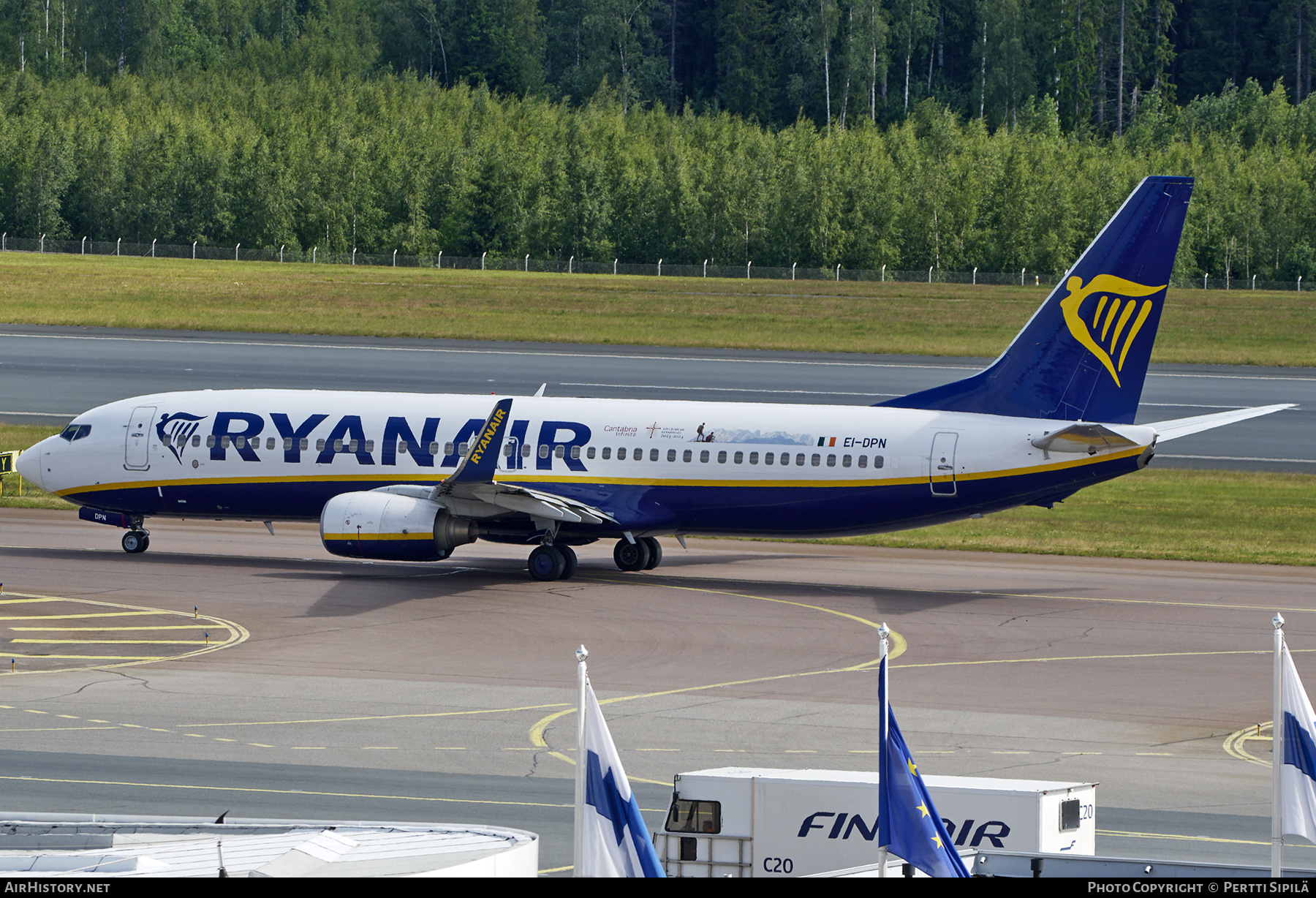 Aircraft Photo of EI-DPN | Boeing 737-8AS | Ryanair | AirHistory.net #821430