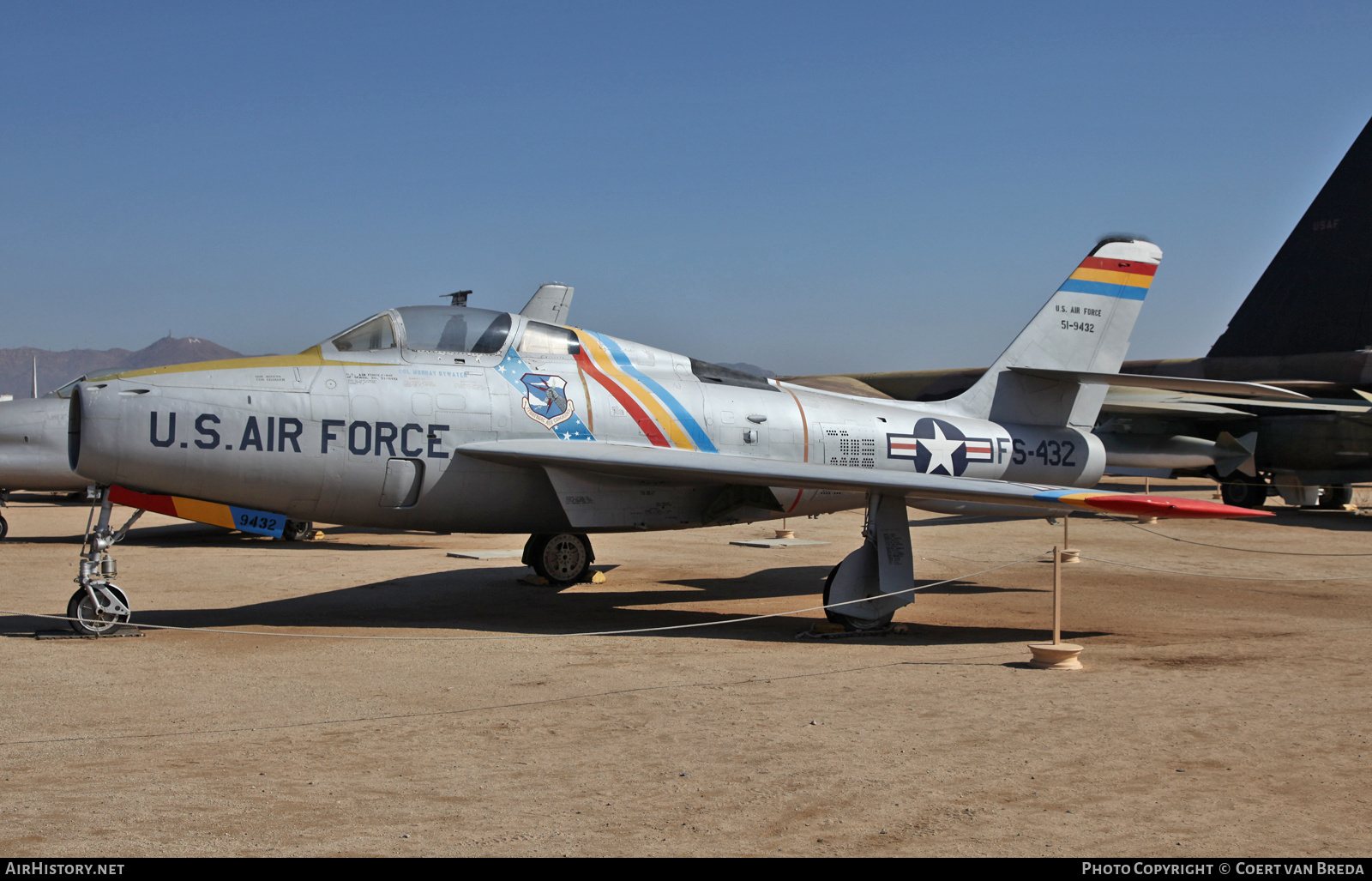 Aircraft Photo of 51-9432 | Republic F-84F Thunderstreak | USA - Air Force | AirHistory.net #821452