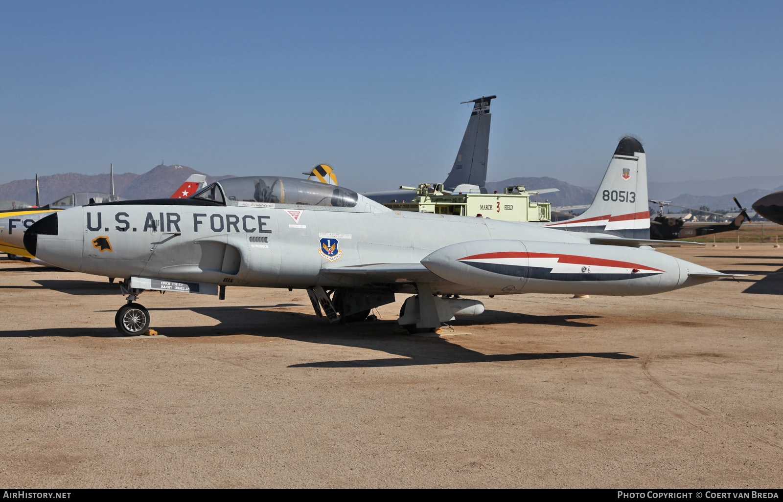 Aircraft Photo of 58-0513 / 80513 | Lockheed T-33A | USA - Air Force | AirHistory.net #821465