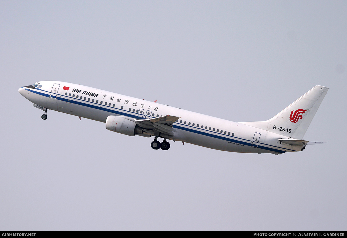 Aircraft Photo of B-2645 | Boeing 737-89L | Air China | AirHistory.net #821476