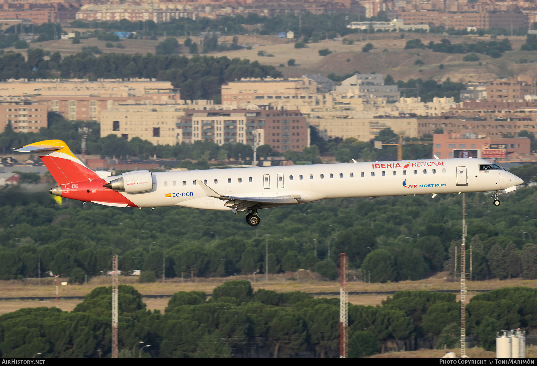 Aircraft Photo of EC-OOR | Bombardier CRJ-1000EL NG (CL-600-2E25) | Iberia Regional | AirHistory.net #821508