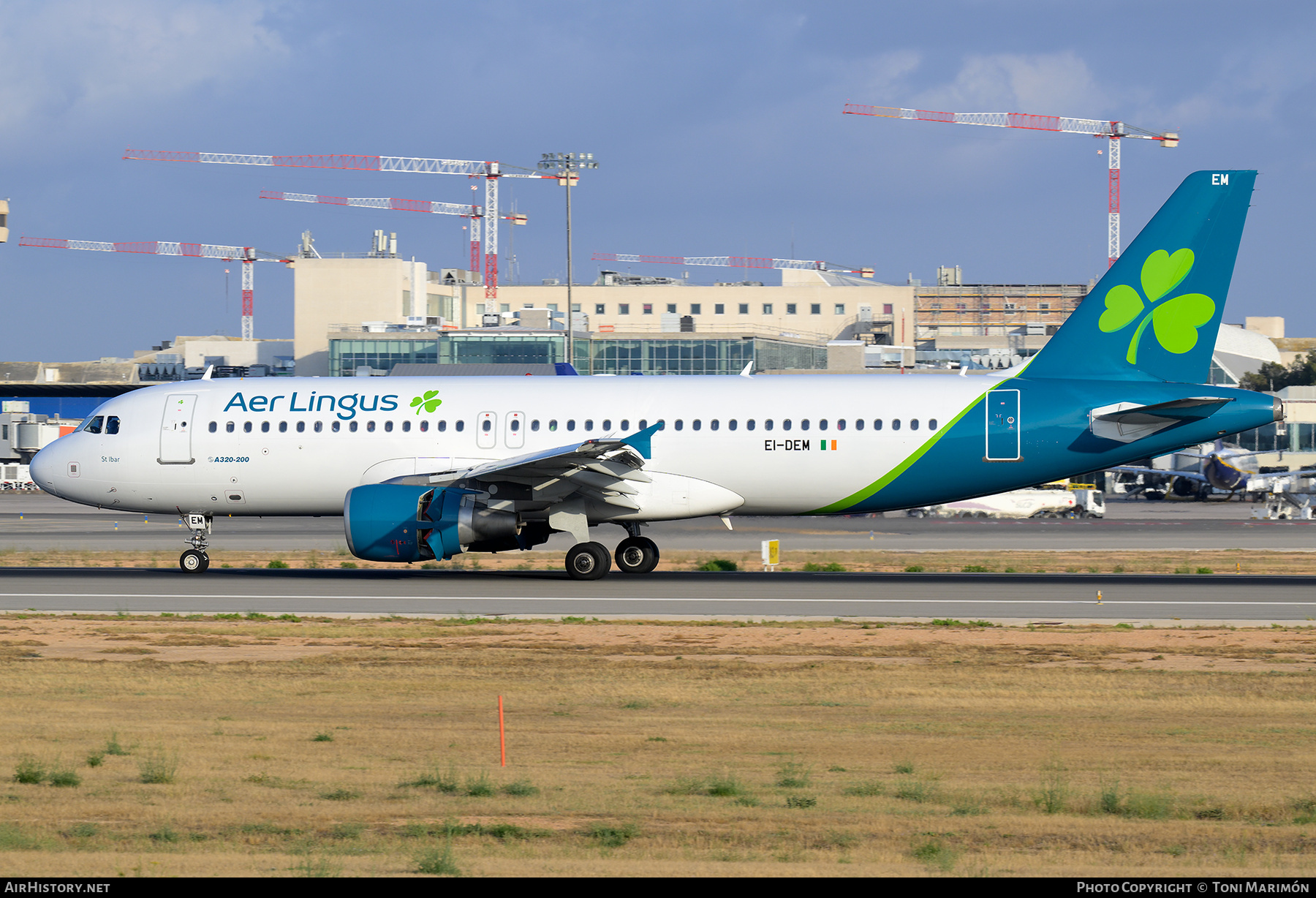 Aircraft Photo of EI-DEM | Airbus A320-214 | Aer Lingus | AirHistory.net #821510
