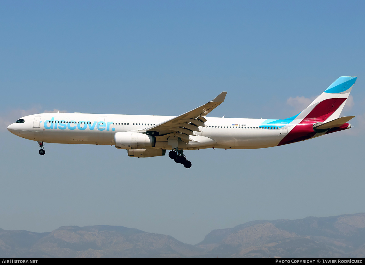 Aircraft Photo of D-AIKF | Airbus A330-343 | Discover Airlines | AirHistory.net #821515