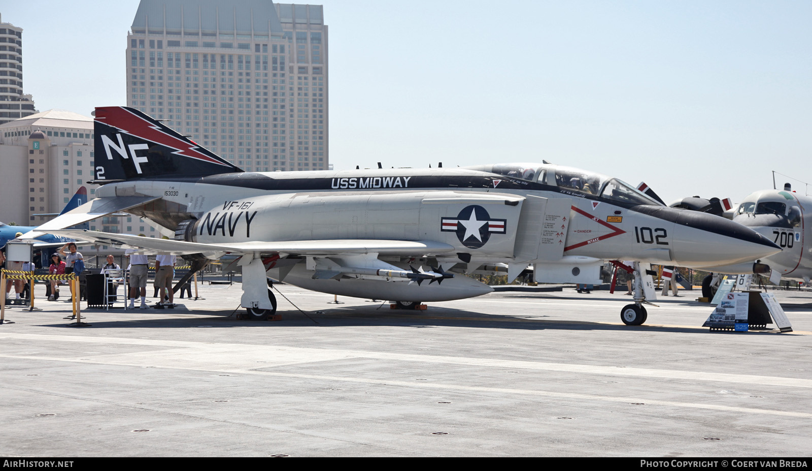 Aircraft Photo of 153030 | McDonnell F-4N Phantom II | USA - Navy | AirHistory.net #821517