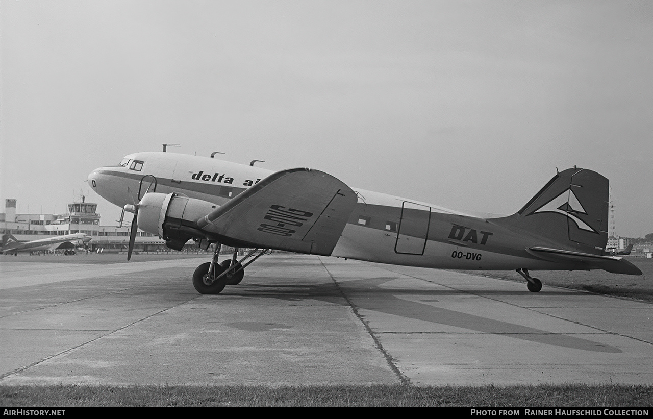 Aircraft Photo of OO-DVG | Douglas DC-3... | Delta Air Transport - DAT | AirHistory.net #821551