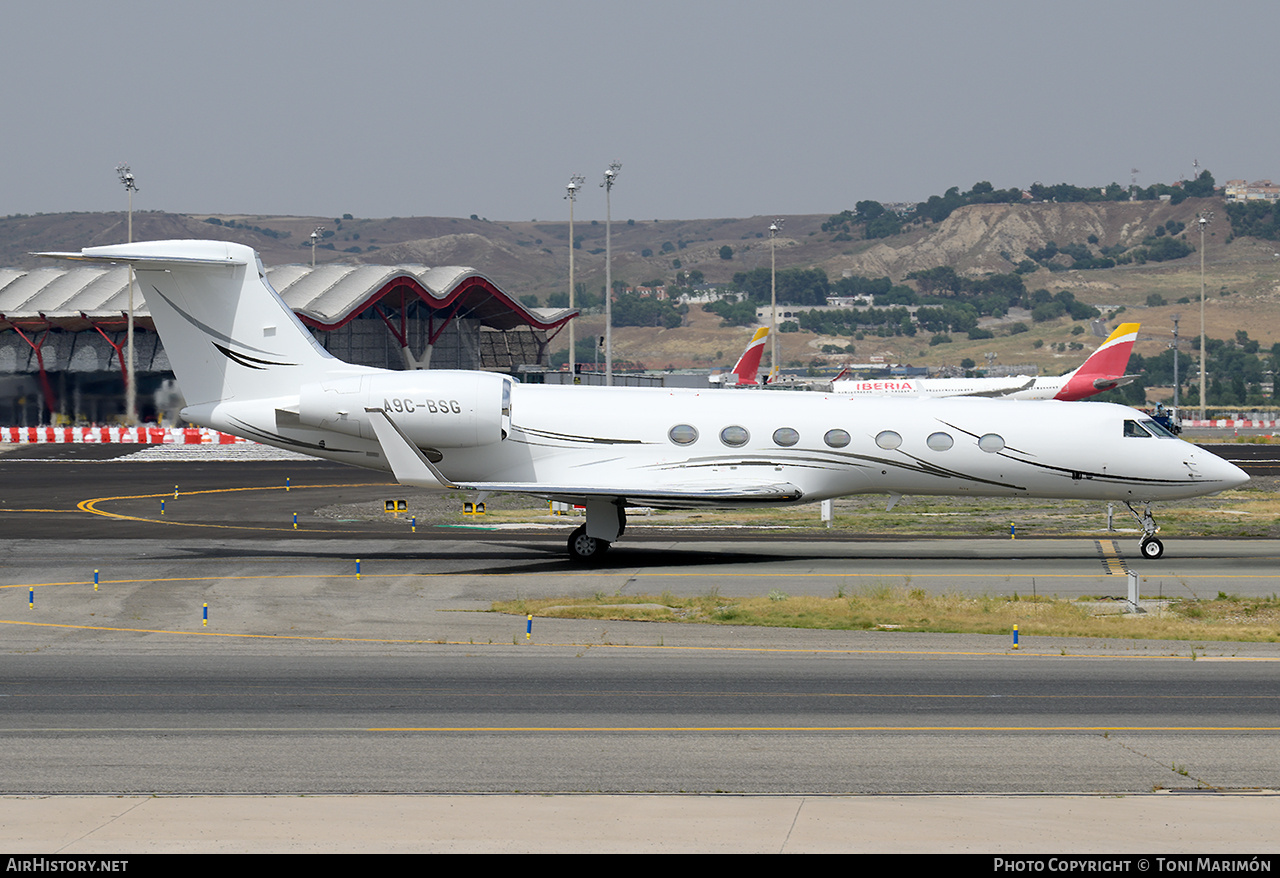 Aircraft Photo of A9C-BSG | Gulfstream Aerospace G-V-SP Gulfstream G550 | AirHistory.net #821593