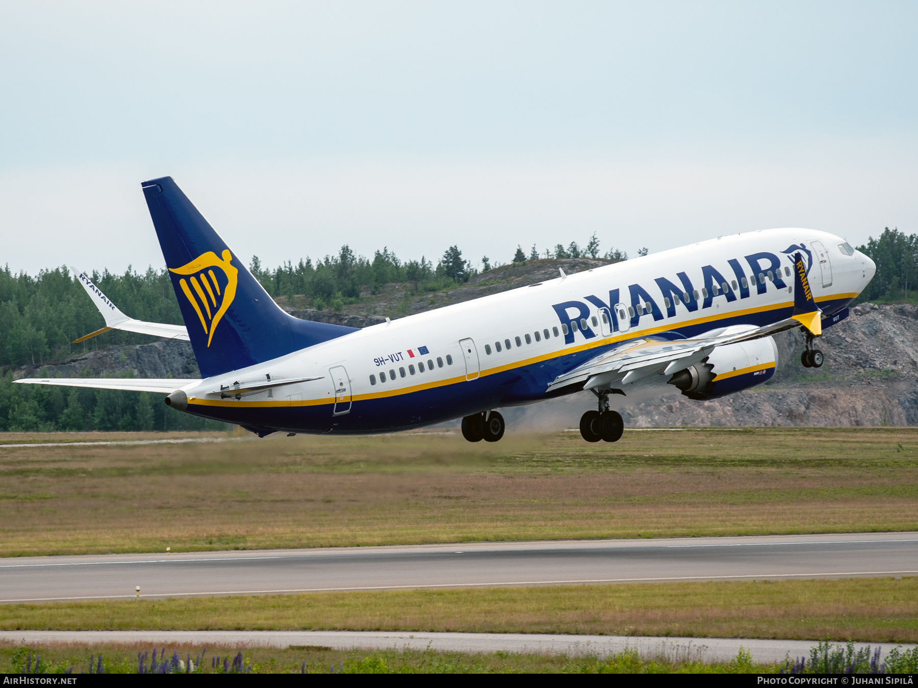 Aircraft Photo of 9H-VUT | Boeing 737-8200 Max 200 | Ryanair | AirHistory.net #821594