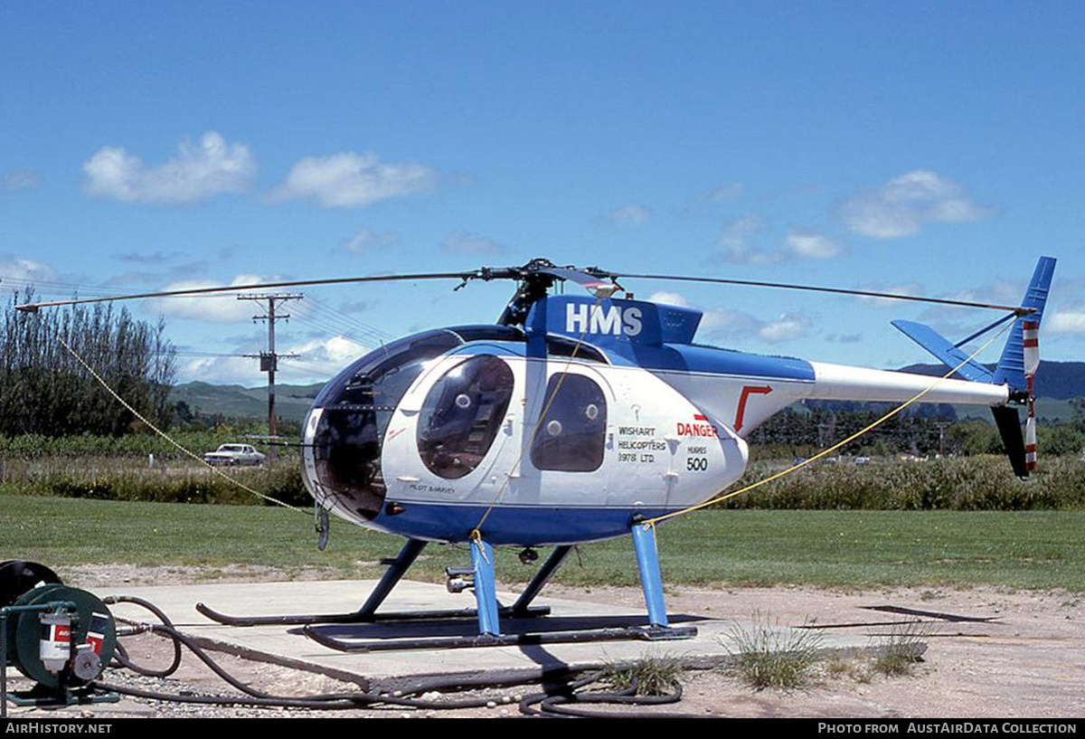 Aircraft Photo of ZK-HMS / HMS | Hughes 369HS (500C) | Wishart Helicopters | AirHistory.net #821637