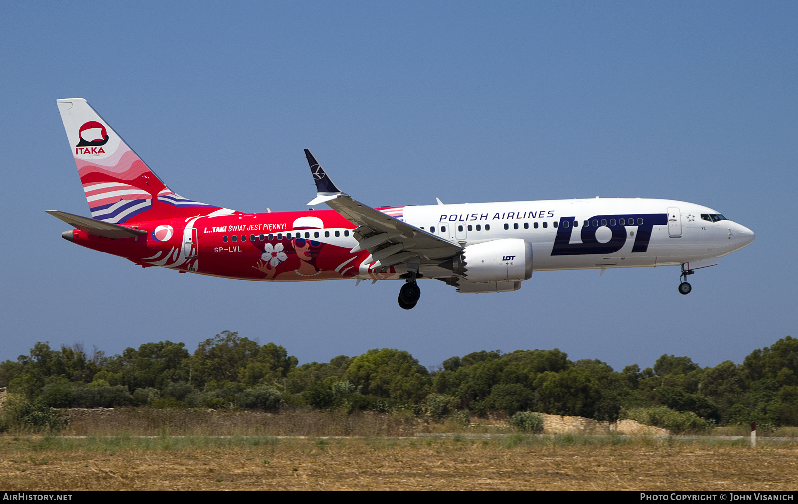 Aircraft Photo of SP-LVL | Boeing 737-8 Max 8 | LOT Polish Airlines - Polskie Linie Lotnicze | AirHistory.net #821648