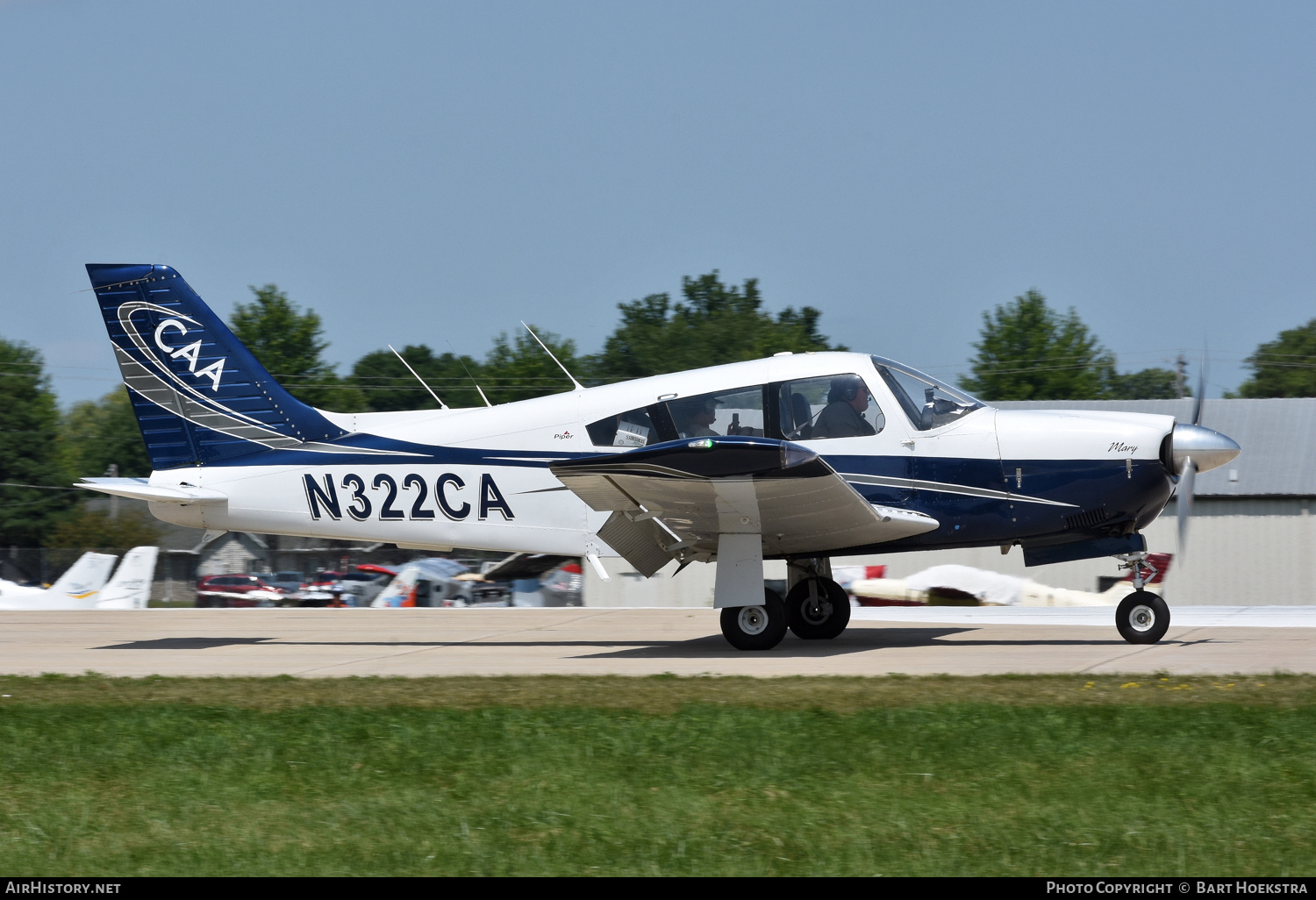 Aircraft Photo of N322CA | Piper PA-28R-180 Cherokee Arrow | CAA - Centennial Aviation Academy | AirHistory.net #821711
