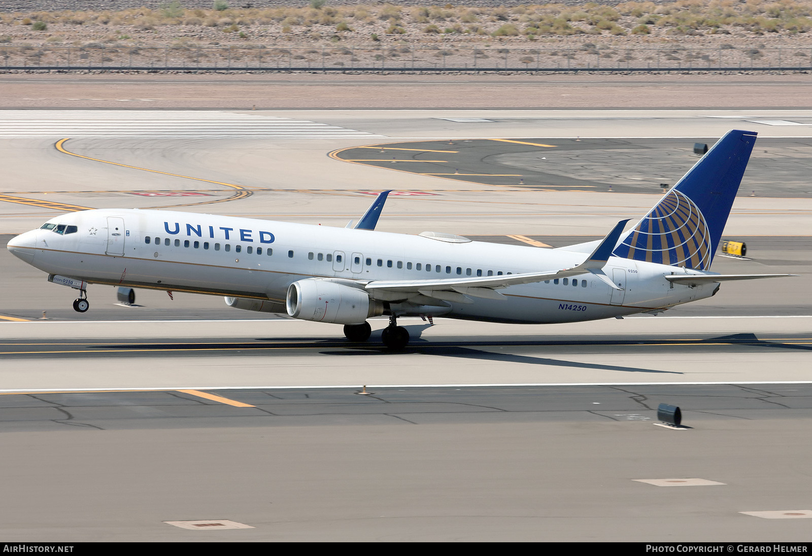 Aircraft Photo of N14250 | Boeing 737-824 | United Airlines | AirHistory.net #821746