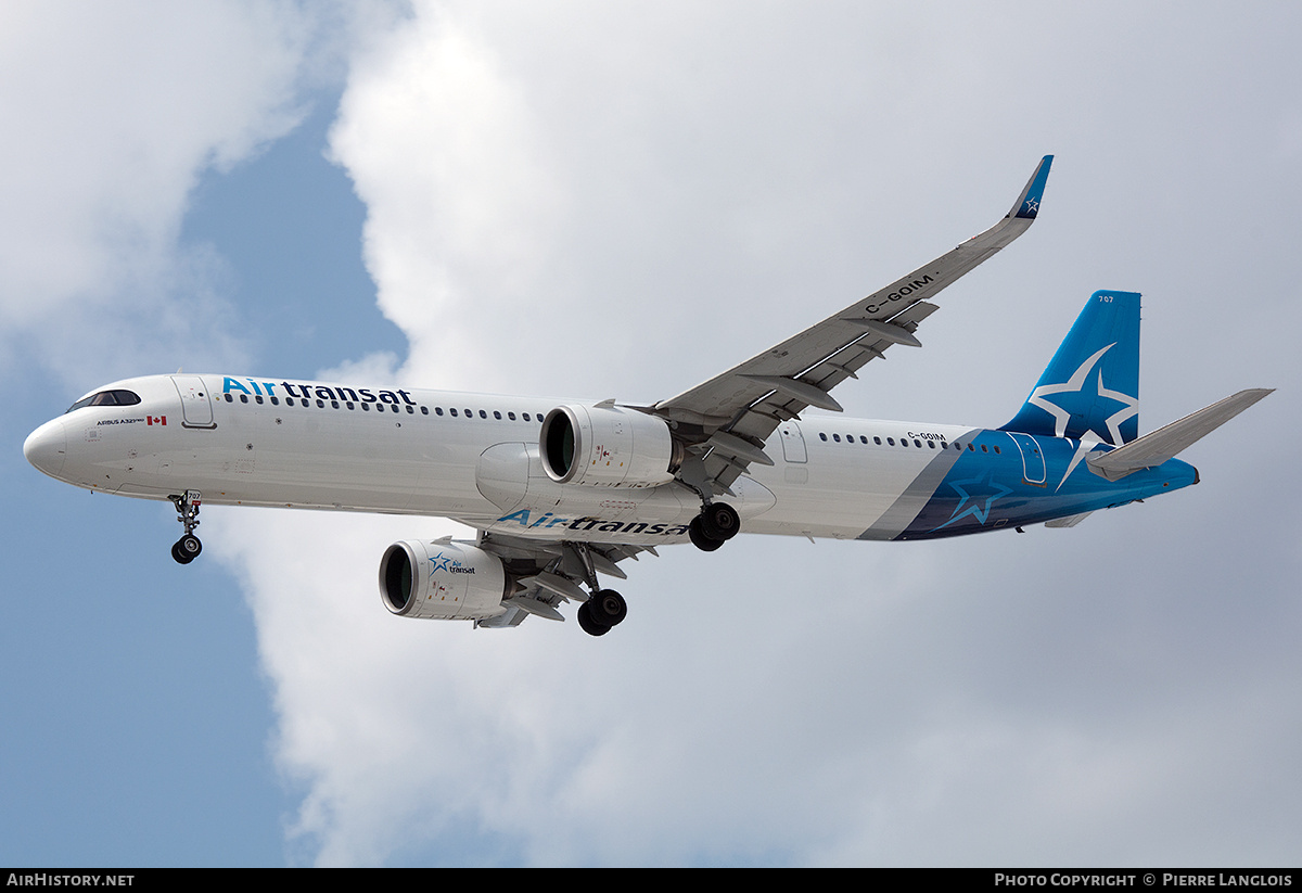 Aircraft Photo of C-GOIM | Airbus A321-271NX | Air Transat | AirHistory.net #821753