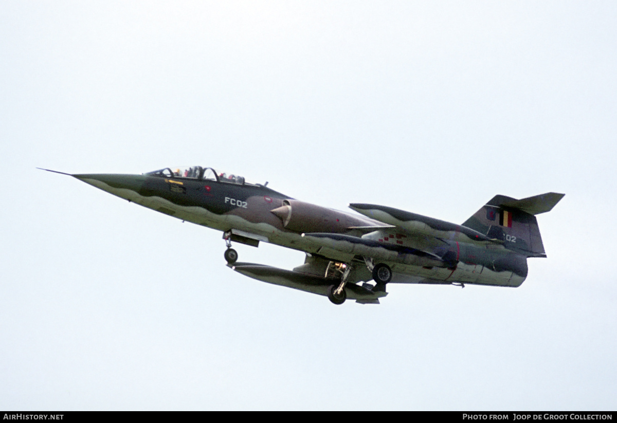 Aircraft Photo of FC02 | Lockheed TF-104G Starfighter | Belgium - Air Force | AirHistory.net #821794