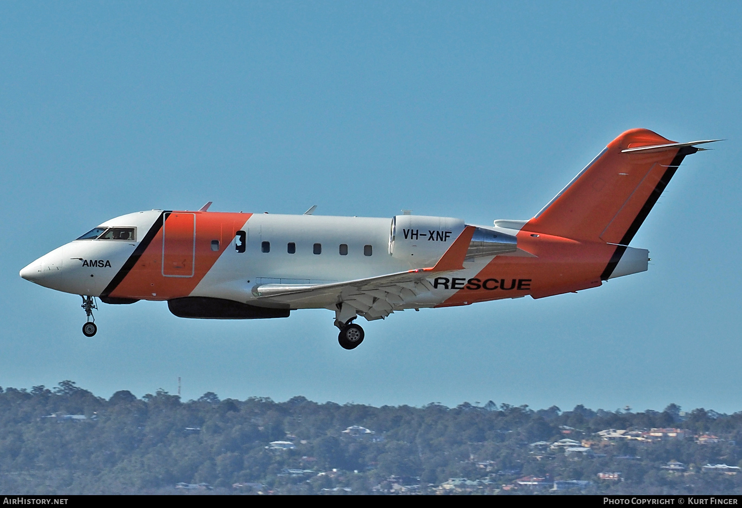 Aircraft Photo of VH-XNF | Bombardier Challenger 604 (CL-600-2B16) | AMSA - Australian Maritime Safety Authority | AirHistory.net #821812