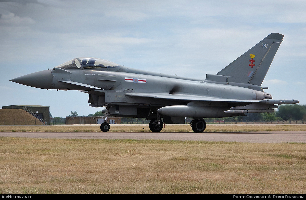 Aircraft Photo of ZK367 | Eurofighter EF-2000 Typhoon FGR4 | UK - Air Force | AirHistory.net #821830