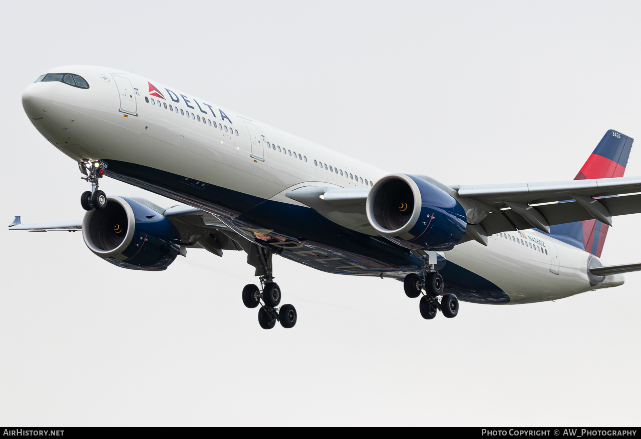 Aircraft Photo of N426DZ | Airbus A330-941N | Delta Air Lines | AirHistory.net #821837