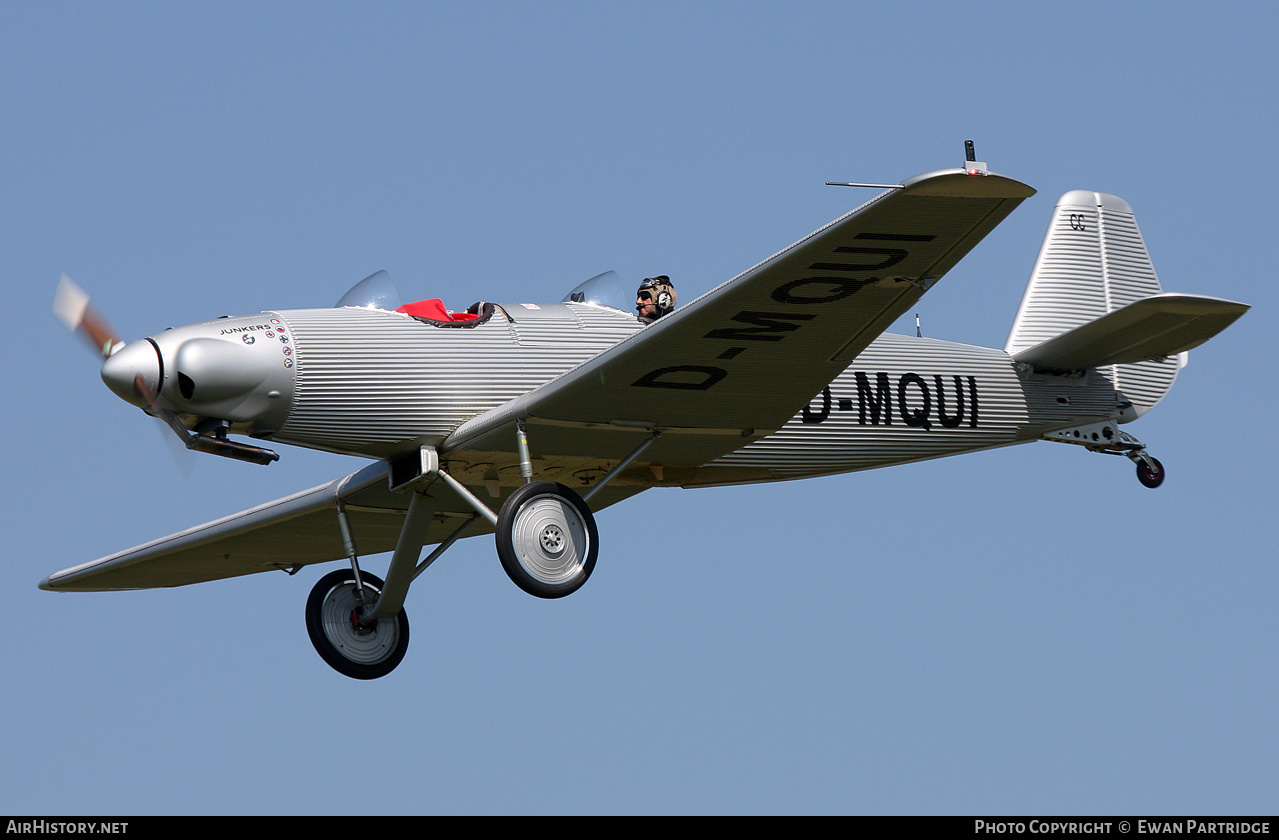 Aircraft Photo of D-MQUI | Junkers A 50 Junior Replica | AirHistory.net #821852