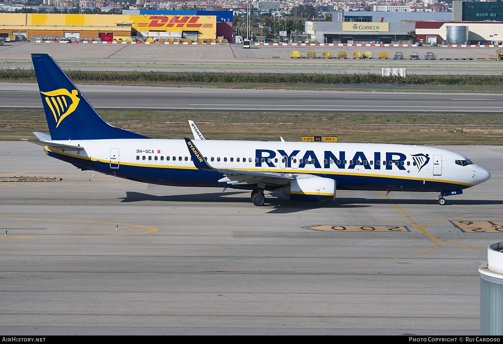 Aircraft Photo of 9H-QCA | Boeing 737-8AS | Ryanair | AirHistory.net #821872