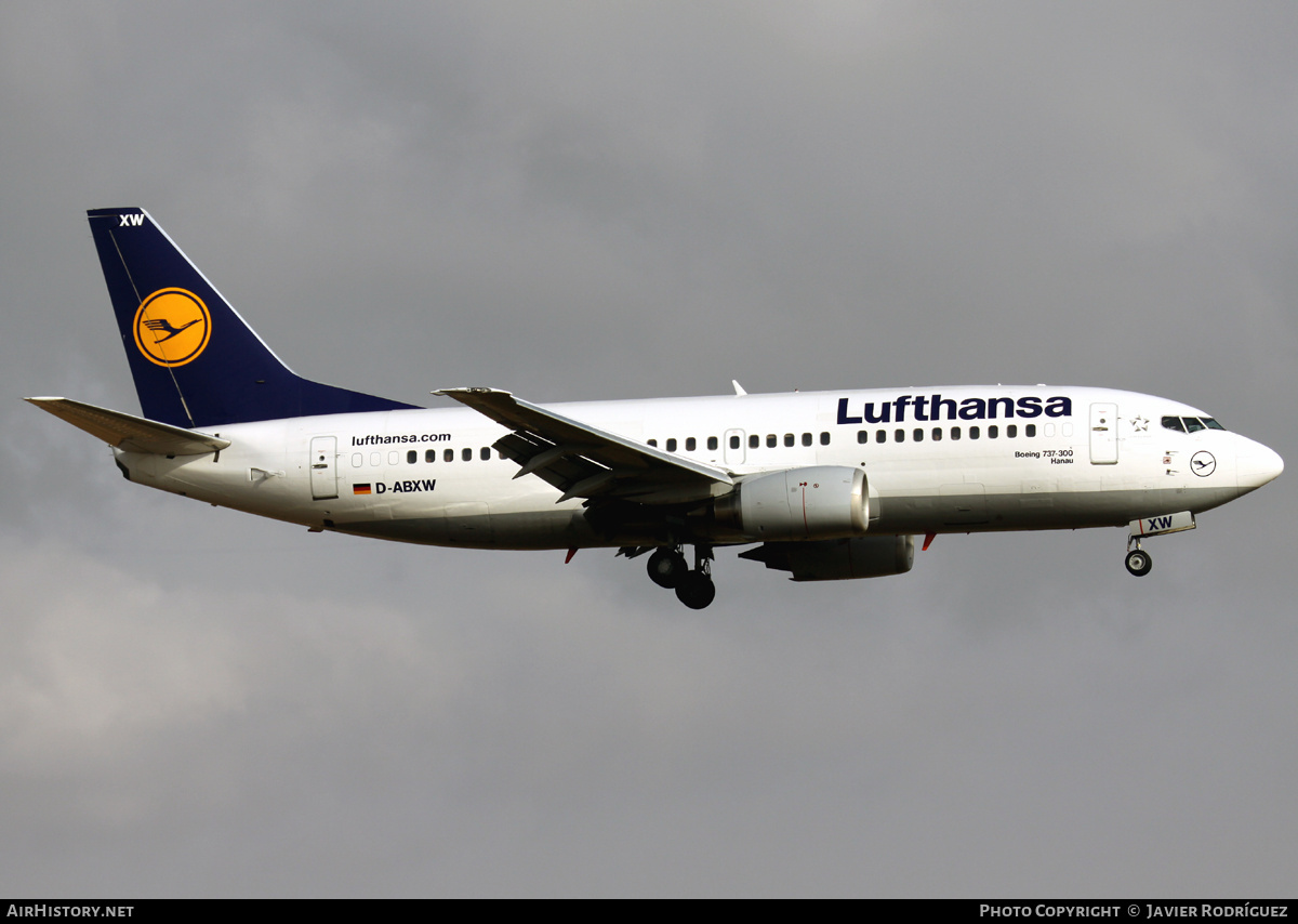 Aircraft Photo of D-ABXW | Boeing 737-330 | Lufthansa | AirHistory.net #821911