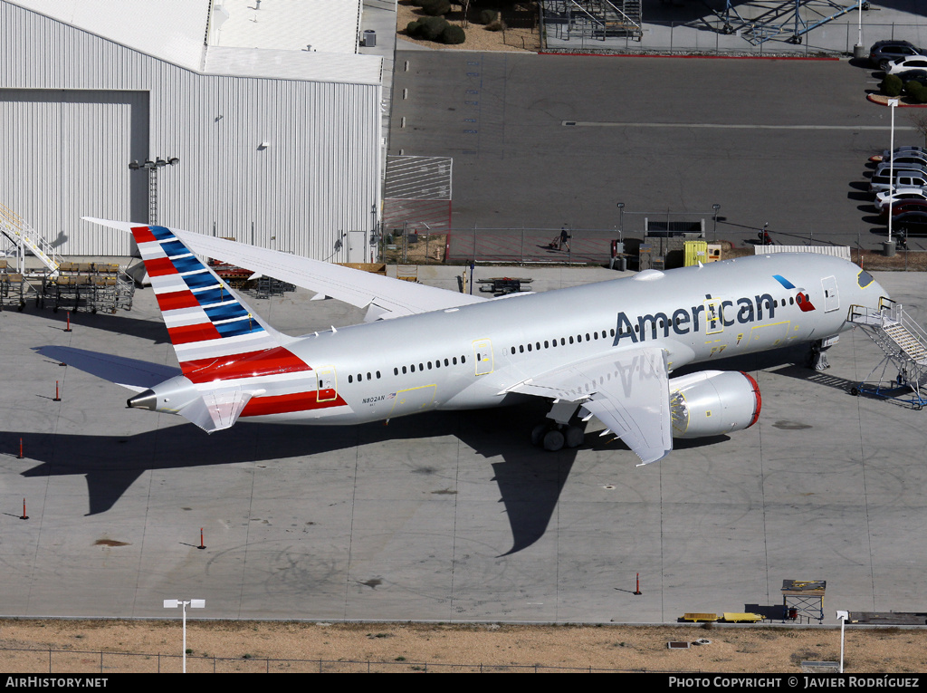 Aircraft Photo of N802AN | Boeing 787-8 Dreamliner | American Airlines | AirHistory.net #821928