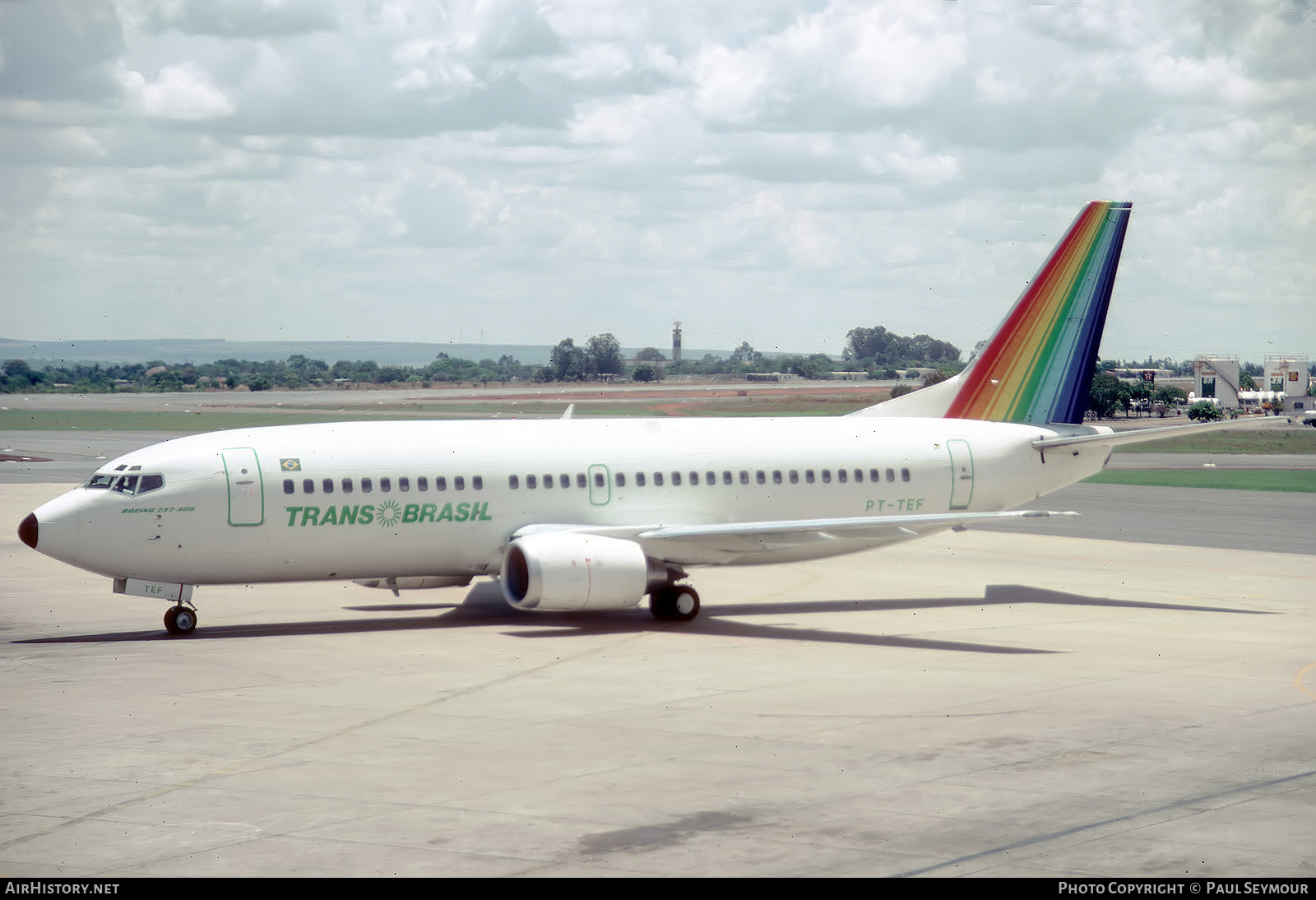Aircraft Photo of PT-TEF | Boeing 737-3Q8 | TransBrasil | AirHistory.net #821931
