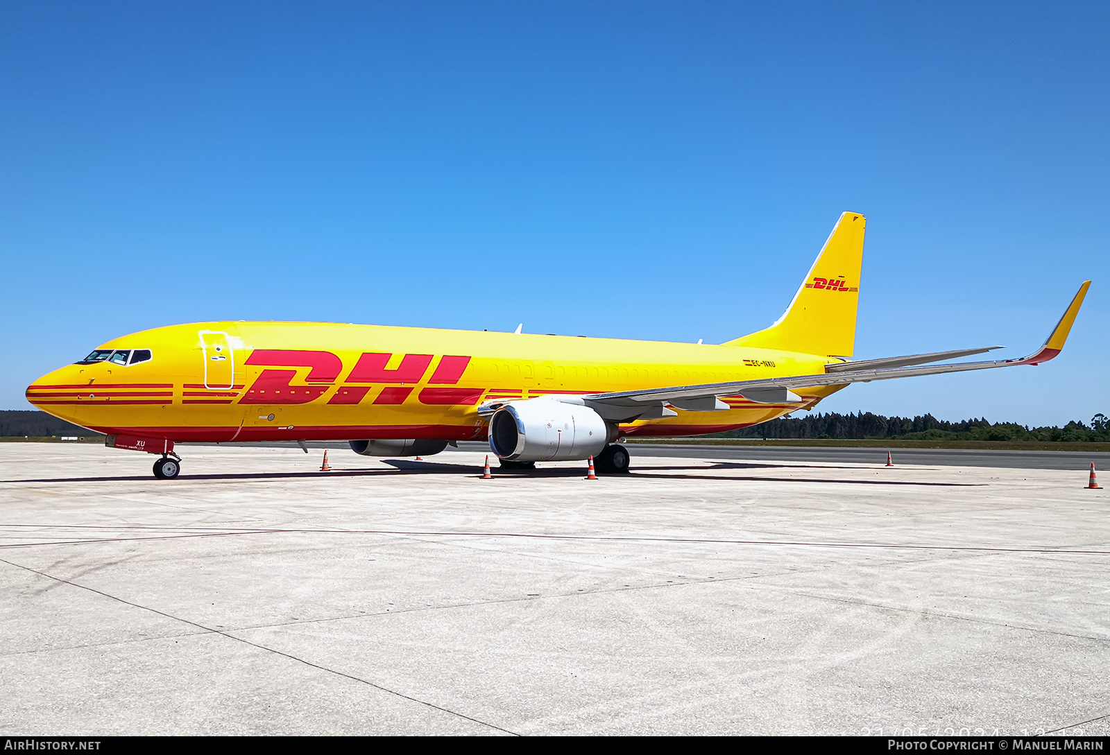Aircraft Photo of EC-NXU | Boeing 737-883(SF) | DHL International | AirHistory.net #821938