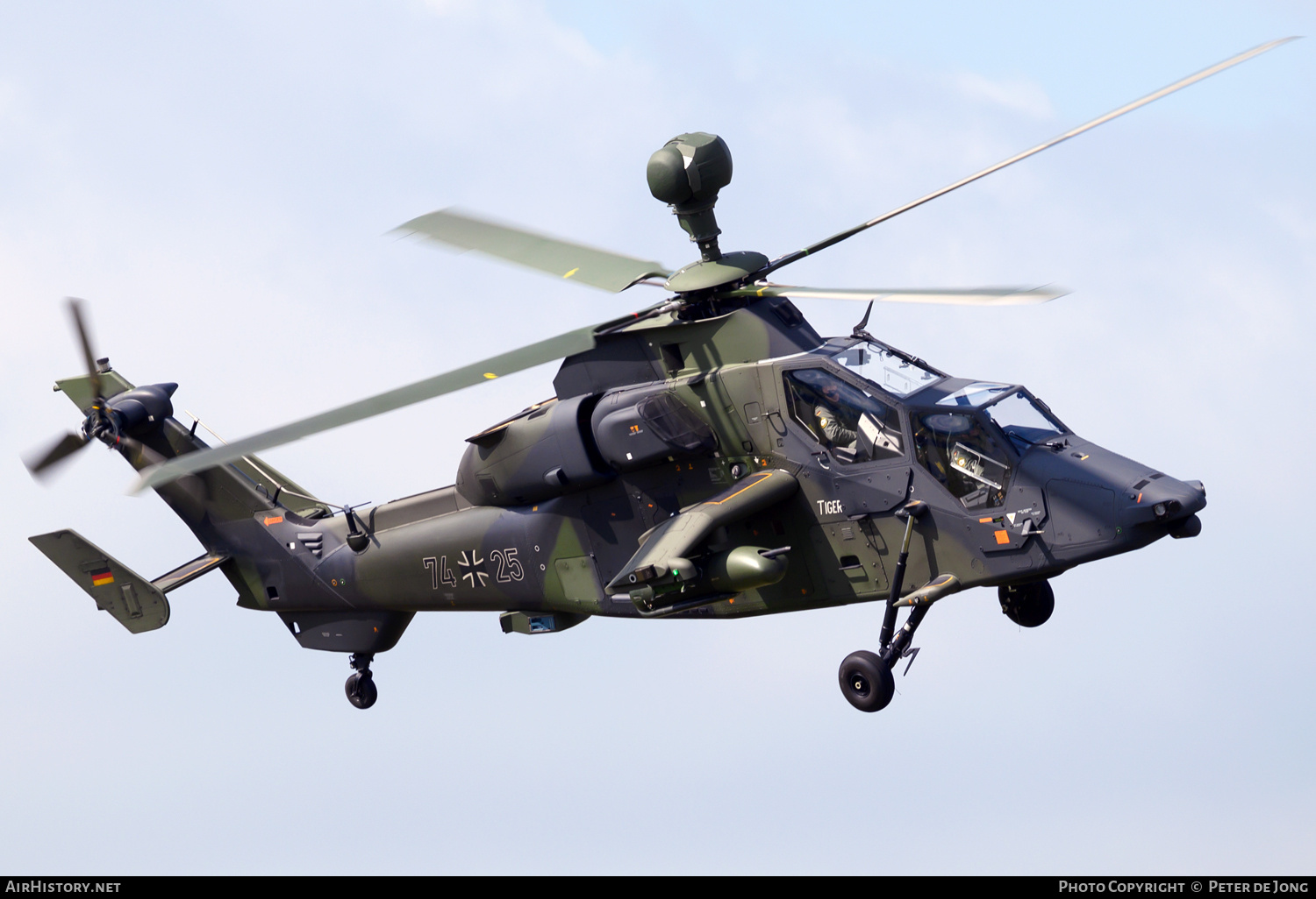 Aircraft Photo of 7425 | Eurocopter EC-665 Tiger UHT | Germany - Army | AirHistory.net #821942