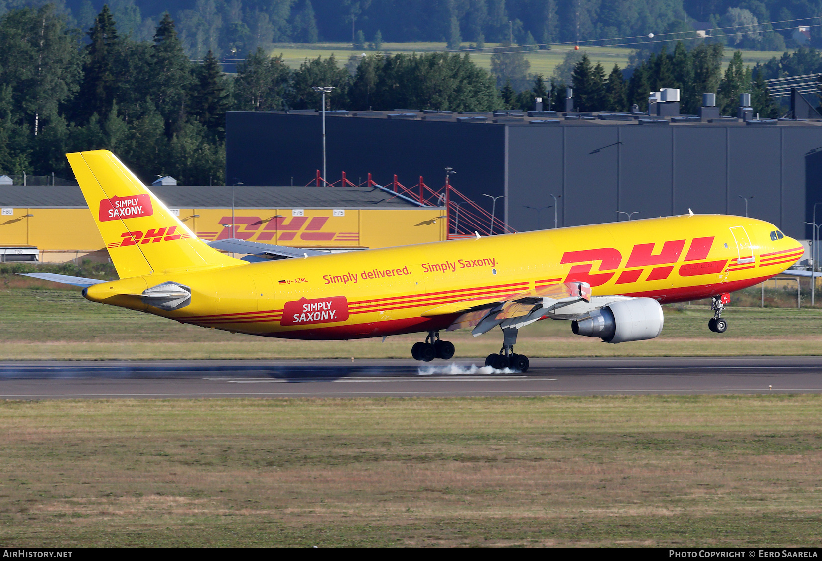 Aircraft Photo of D-AZML | Airbus A300B4-622R(F) | DHL International | AirHistory.net #821974