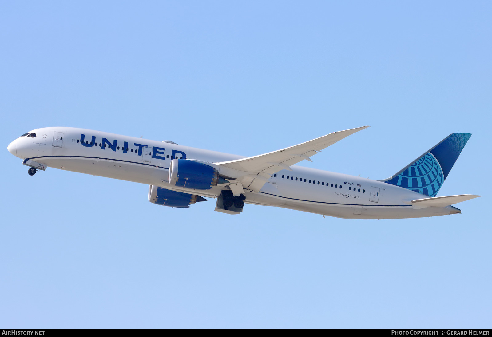 Aircraft Photo of N29991 | Boeing 787-9 Dreamliner | United Airlines | AirHistory.net #821991