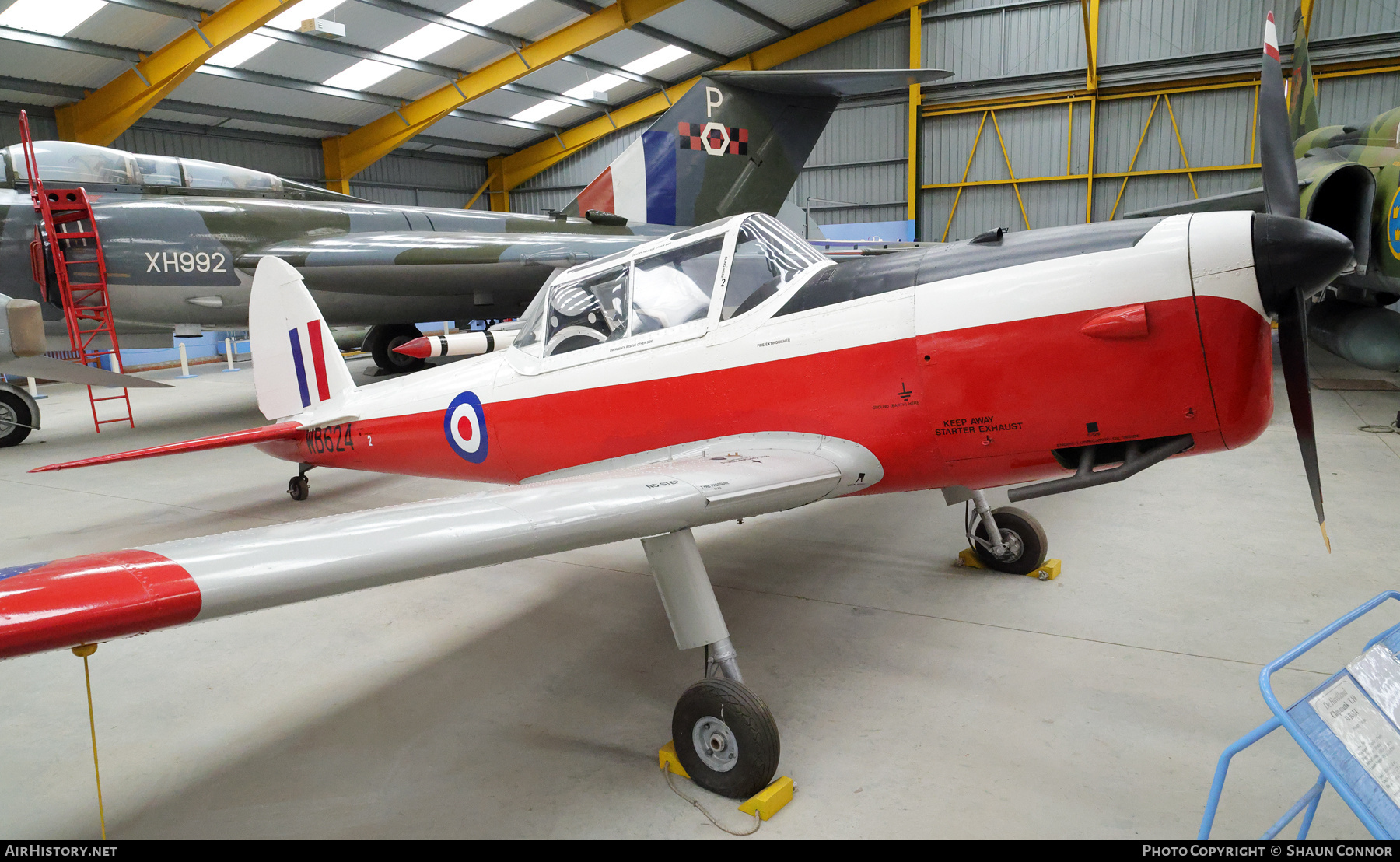 Aircraft Photo of WB624 | De Havilland DHC-1 Chipmunk T10 | UK - Air Force | AirHistory.net #822015