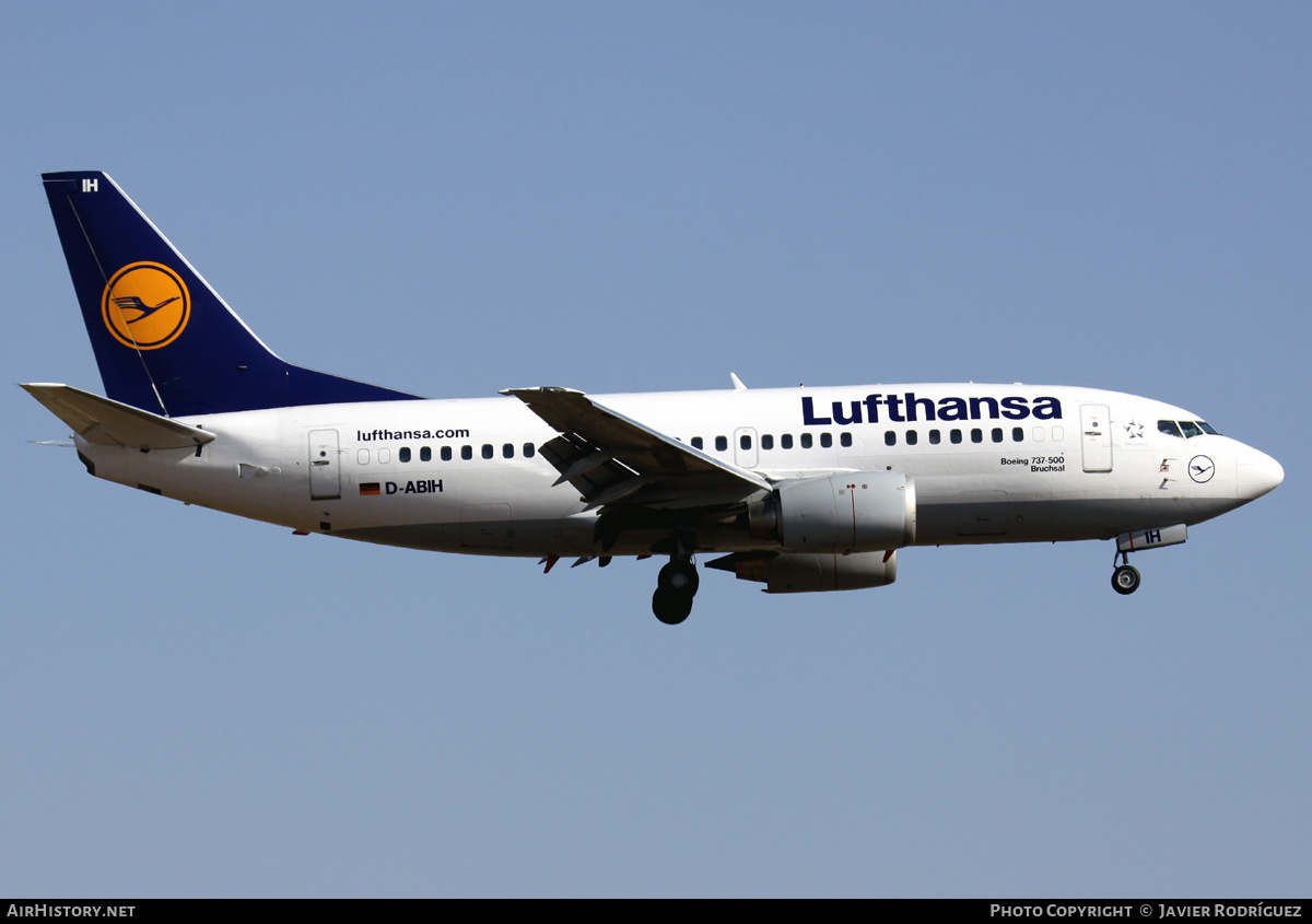 Aircraft Photo of D-ABIH | Boeing 737-530 | Lufthansa | AirHistory.net #822030