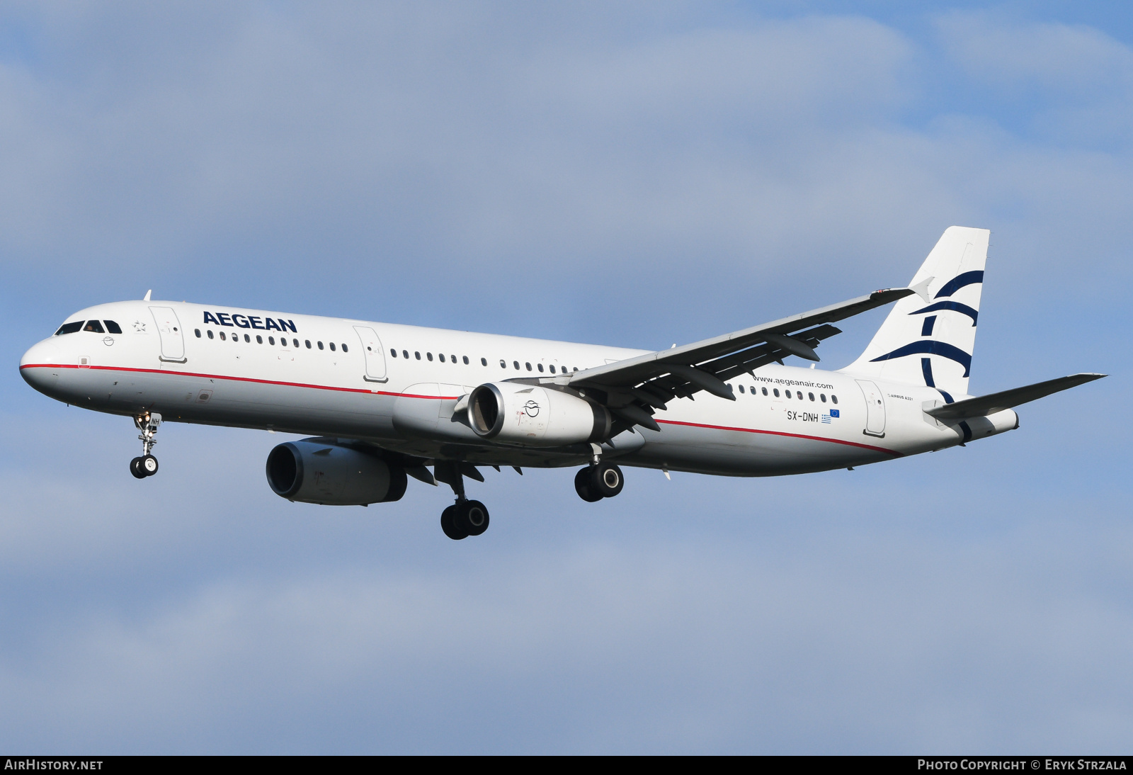 Aircraft Photo of SX-DNH | Airbus A321-231 | Aegean Airlines | AirHistory.net #822036