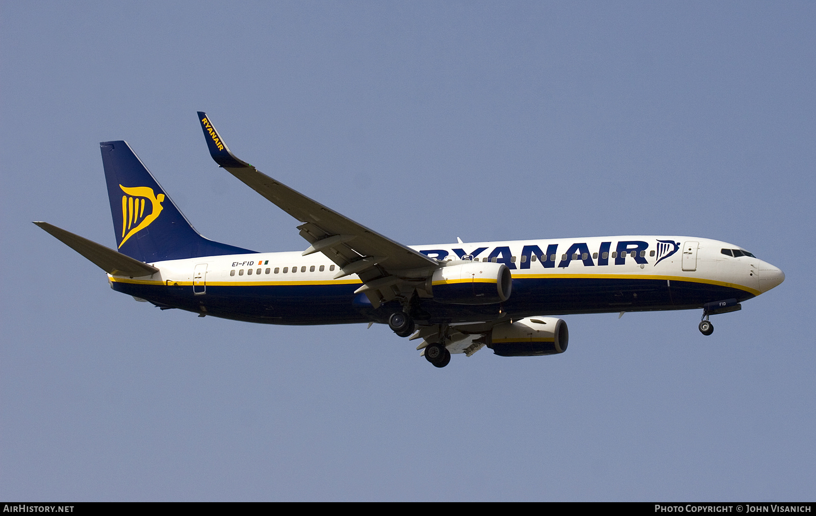 Aircraft Photo of EI-FID | Boeing 737-8AS | Ryanair | AirHistory.net #822037