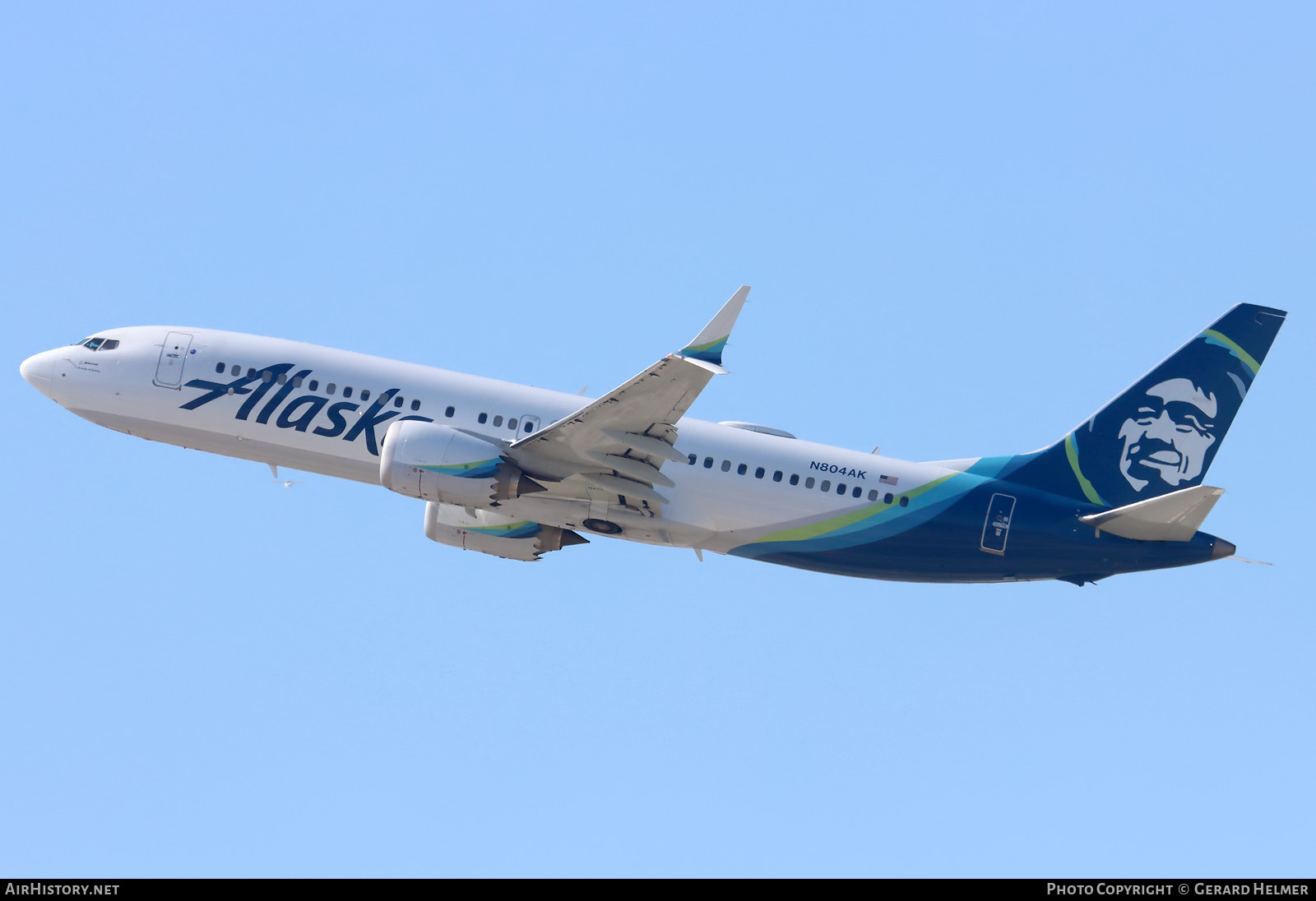 Aircraft Photo of N804AK | Boeing 737-8 Max 8 | Alaska Airlines | AirHistory.net #822044
