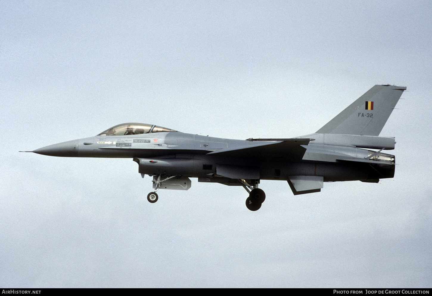 Aircraft Photo of FA32 | General Dynamics F-16A Fighting Falcon | Belgium - Air Force | AirHistory.net #822057
