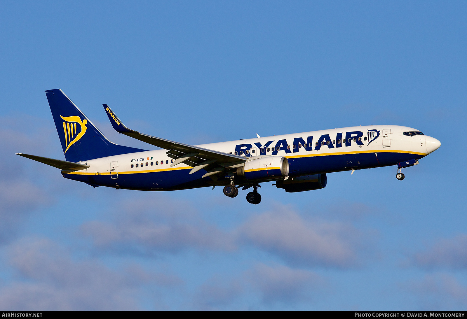 Aircraft Photo of EI-DCG | Boeing 737-8AS | Ryanair | AirHistory.net #822062