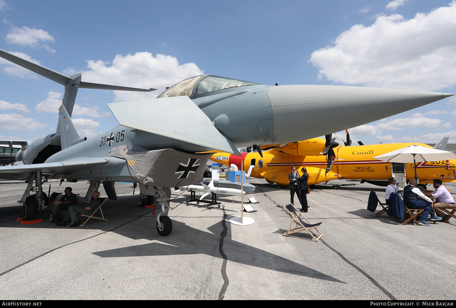 Aircraft Photo of 3105 | Eurofighter EF-2000 Typhoon S | Germany - Air Force | AirHistory.net #822096