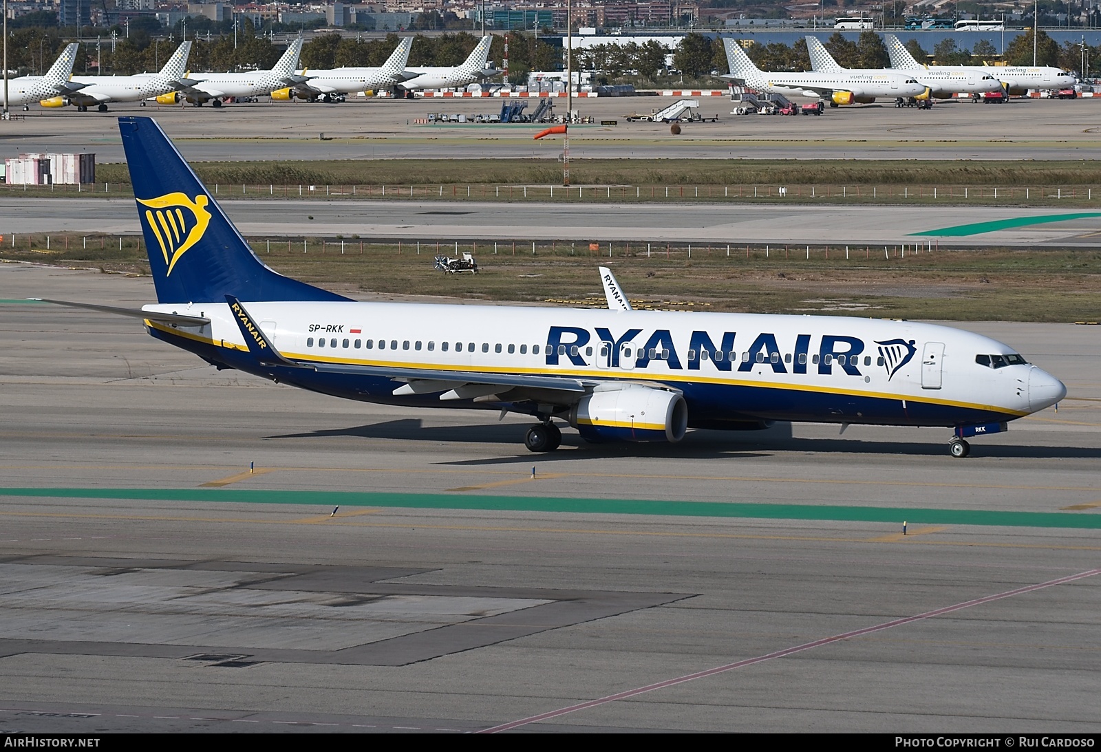 Aircraft Photo of SP-RKK | Boeing 737-8AS | Ryanair | AirHistory.net #822099