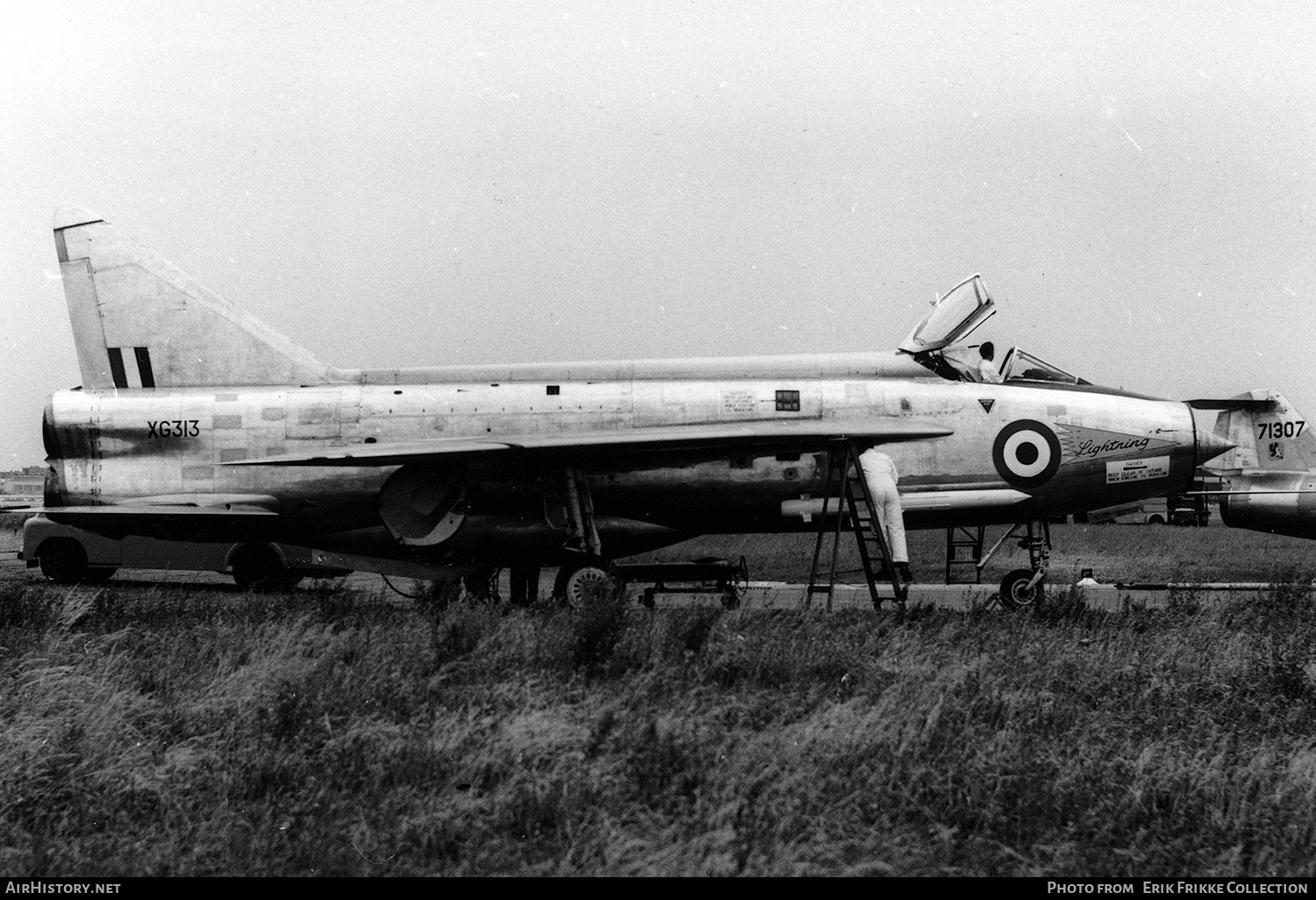 Aircraft Photo of XG313 | English Electric Lightning F1 | UK - Air Force | AirHistory.net #822109