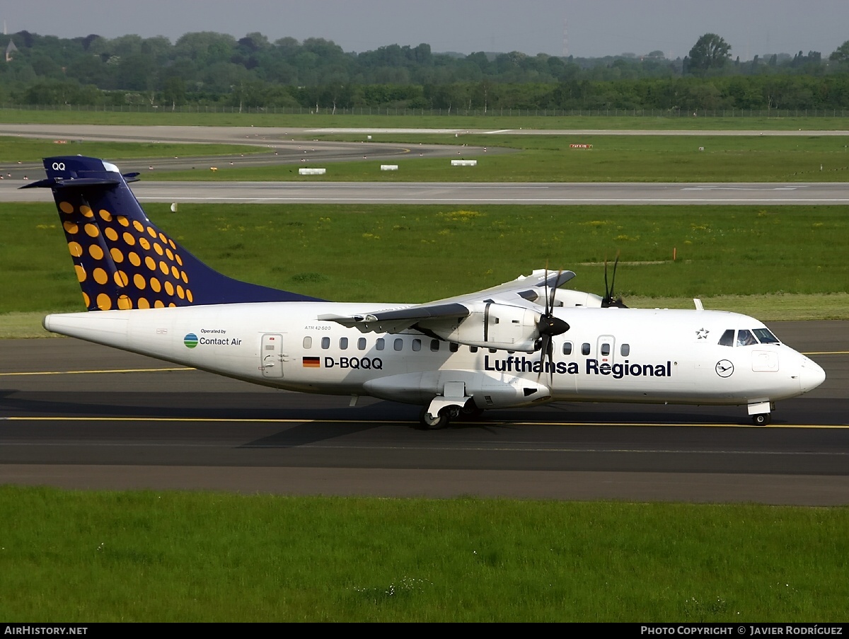 Aircraft Photo of D-BQQQ | ATR ATR-42-500 | Lufthansa Regional | AirHistory.net #822133