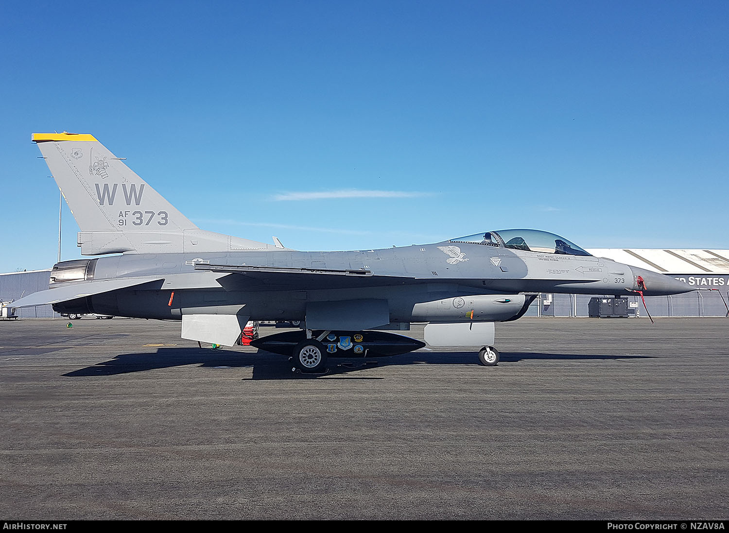 Aircraft Photo of 91-0373 / AF91-373 | General Dynamics F-16CM Fighting Falcon | USA - Air Force | AirHistory.net #822137