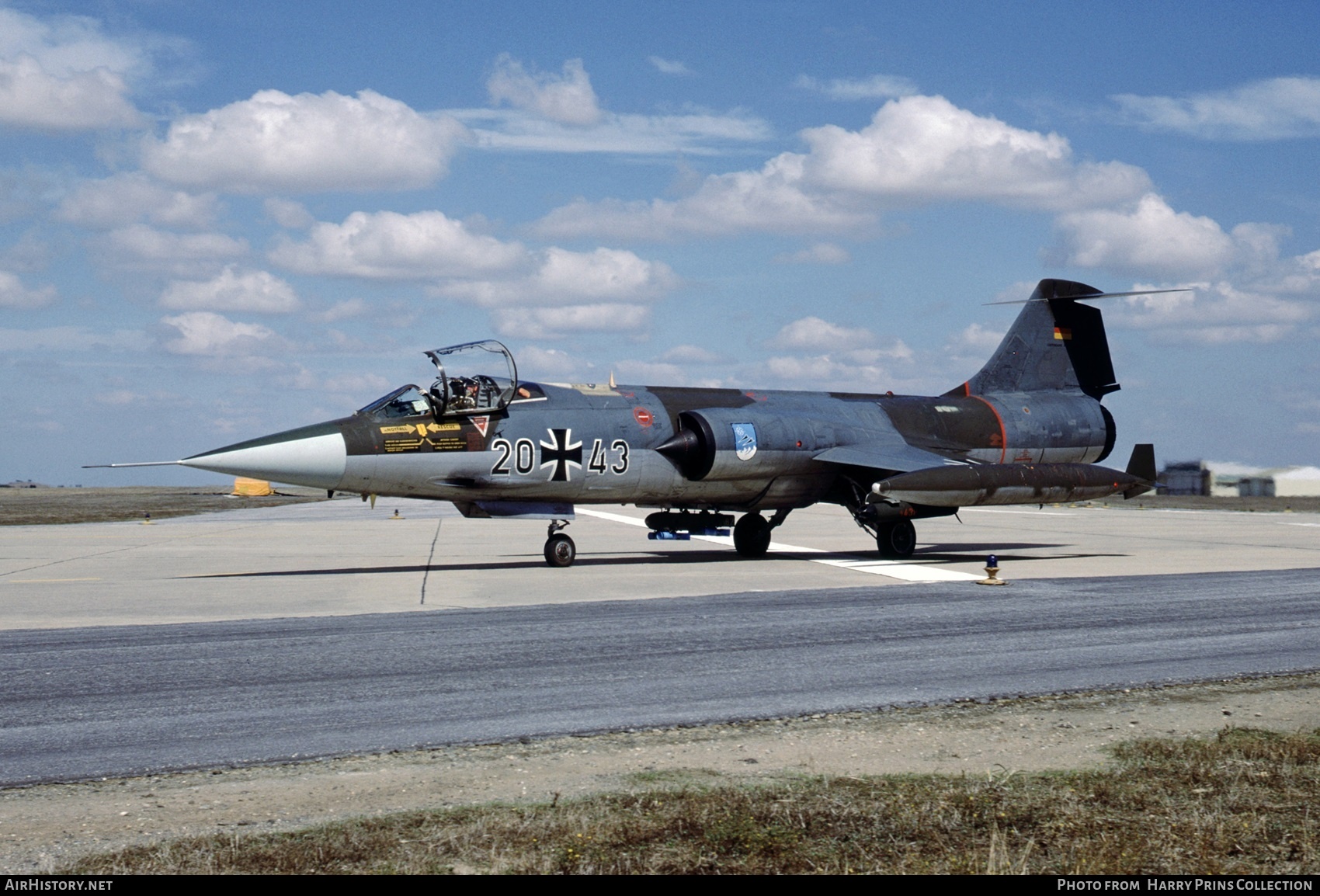 Aircraft Photo of 2043 | Lockheed F-104G Starfighter | Germany - Air Force | AirHistory.net #822172