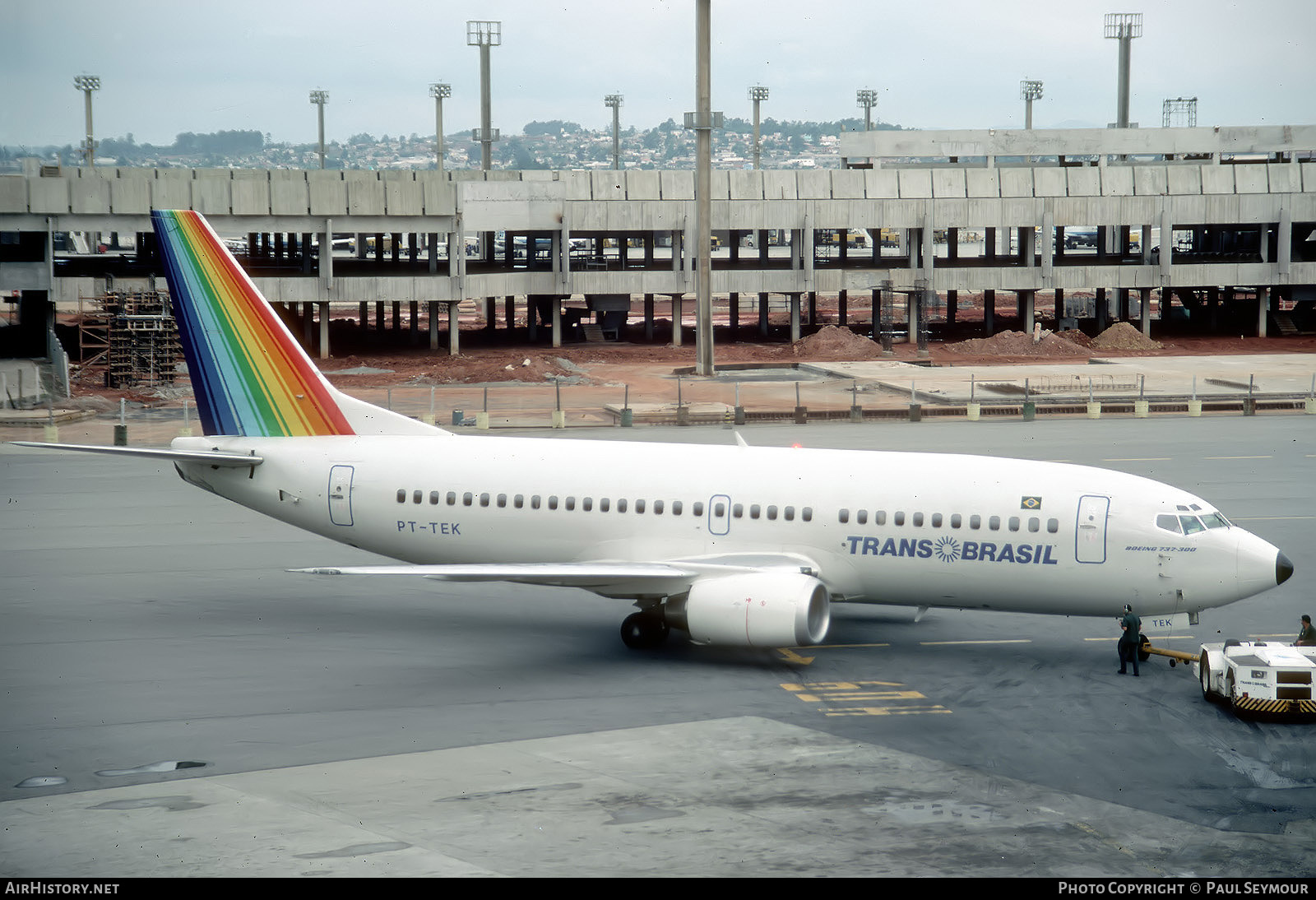 Aircraft Photo of PT-TEK | Boeing 737-3Y0 | TransBrasil | AirHistory.net #822185