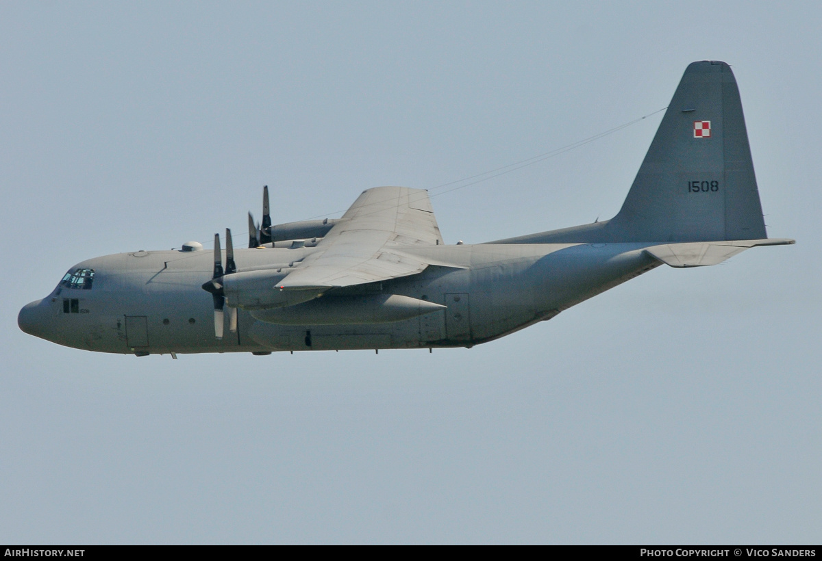 Aircraft Photo of 1508 | Lockheed C-130E Hercules (L-382) | Poland - Air Force | AirHistory.net #822191