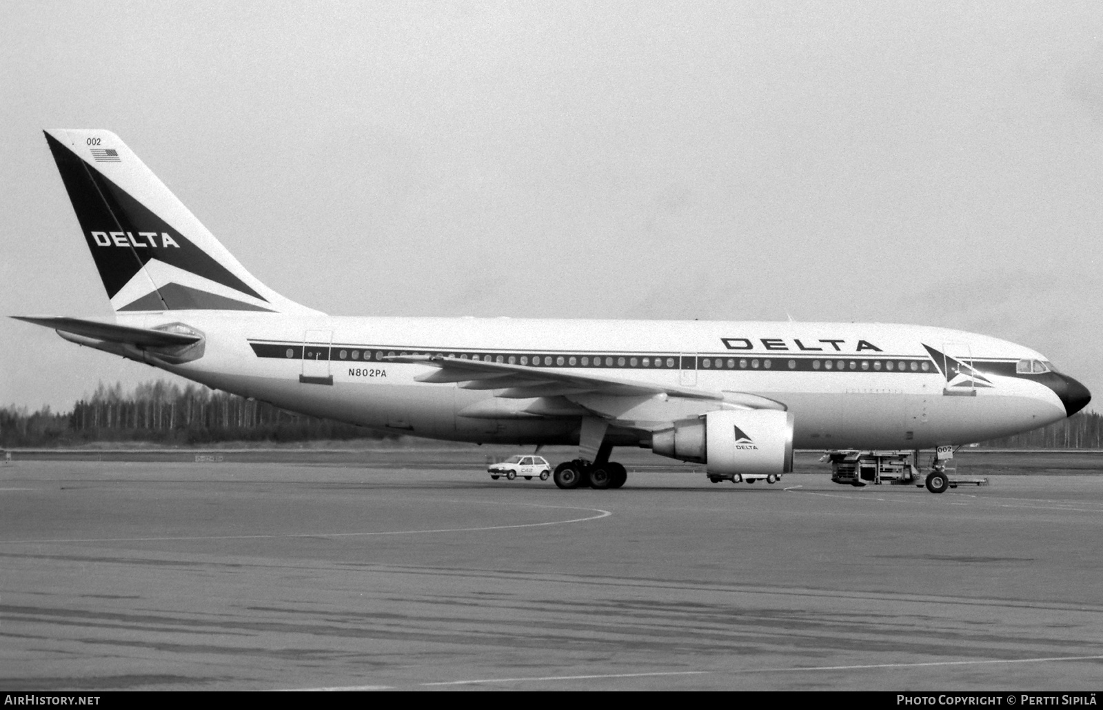Aircraft Photo of N802PA | Airbus A310-222 | Delta Air Lines | AirHistory.net #822206
