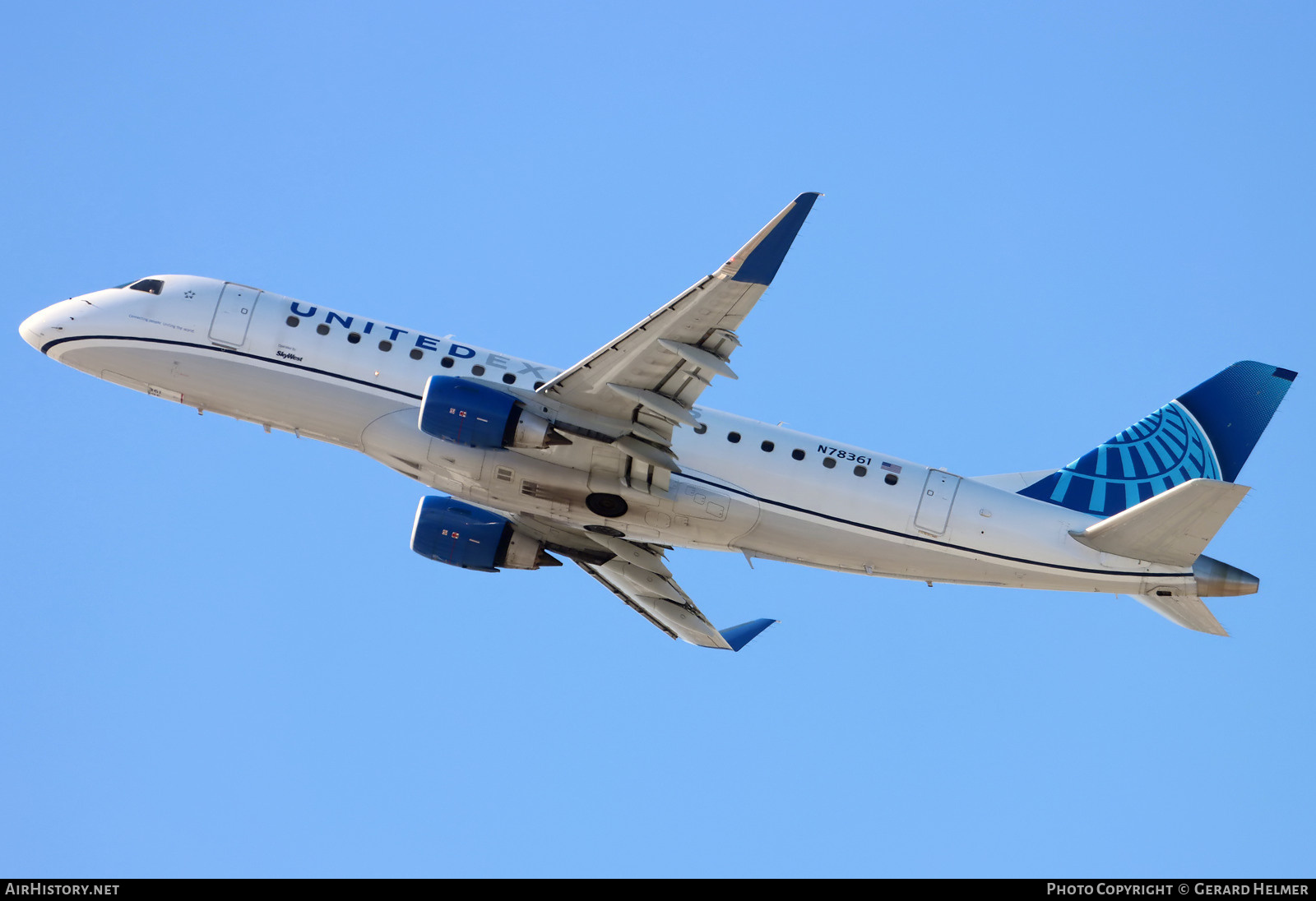Aircraft Photo of N78361 | Embraer 175LL (ERJ-170-200LL) | United Express | AirHistory.net #822218