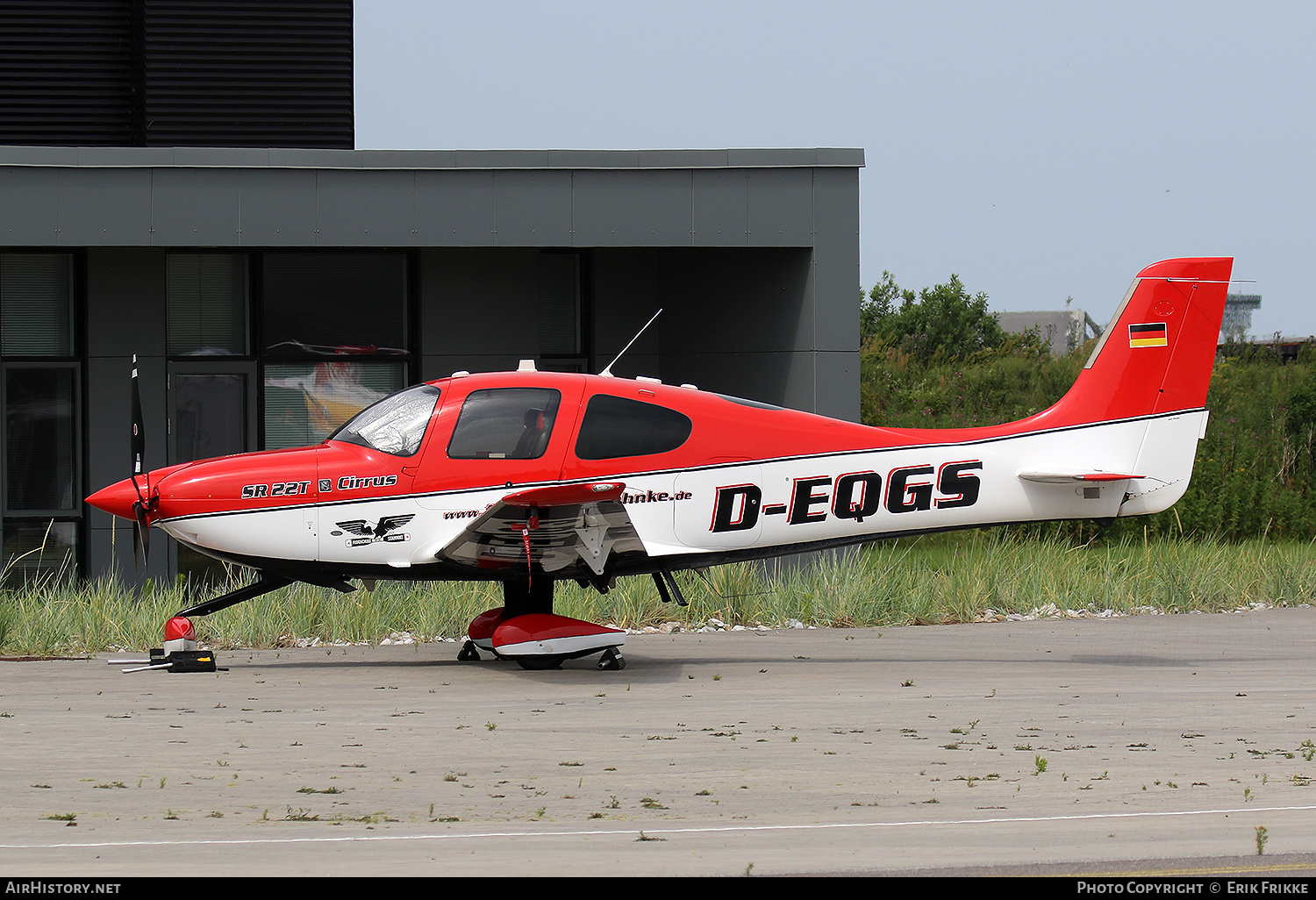 Aircraft Photo of D-EQGS | Cirrus SR-22T G3 | Flugschule Stahnke | AirHistory.net #822257