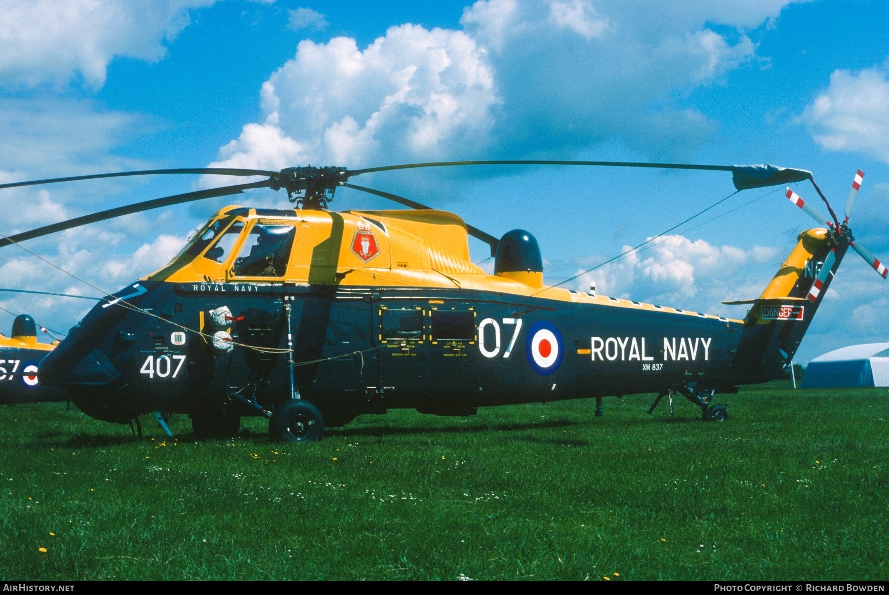 Aircraft Photo of XM837 | Westland WS-58 Wessex HAS.3 | UK - Navy | AirHistory.net #822258