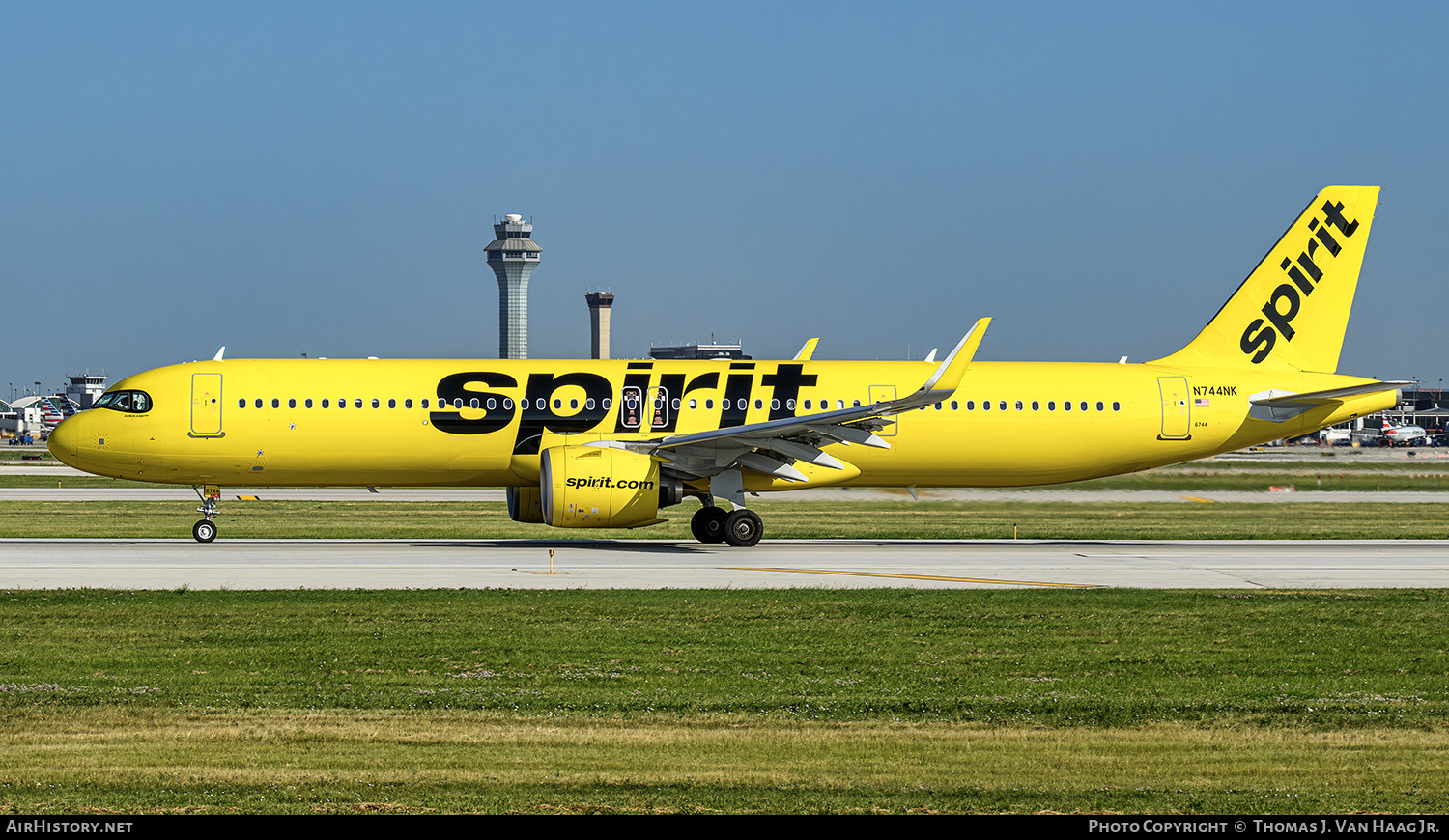 Aircraft Photo of N744NK | Airbus A321-271NX | Spirit Airlines | AirHistory.net #822260
