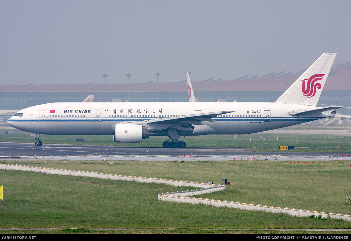 Aircraft Photo of B-2067 | Boeing 777-2J6 | Air China | AirHistory.net #822280